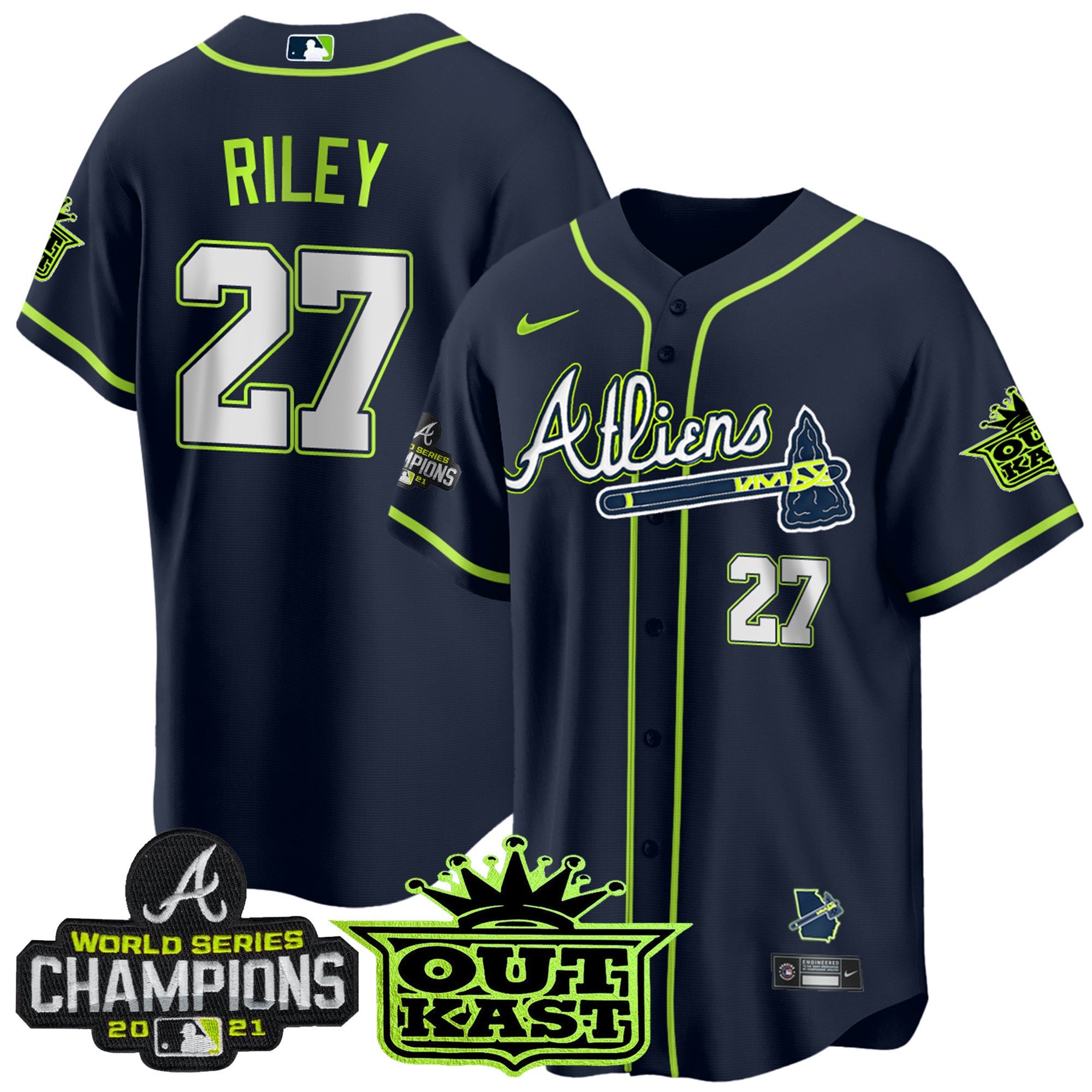 Men’s Atlanta Atliens Champions Cool Base Jersey