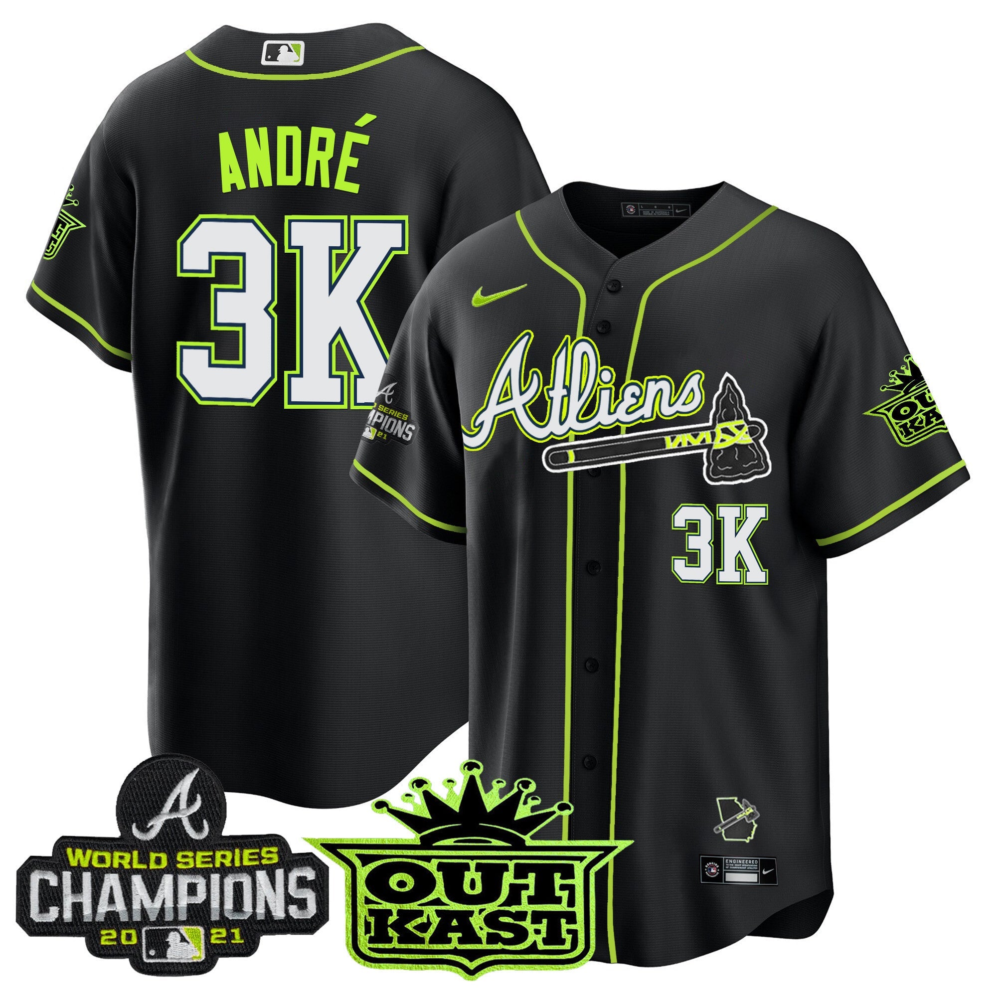 Men’s Atlanta Atliens Champions Cool Base Jersey