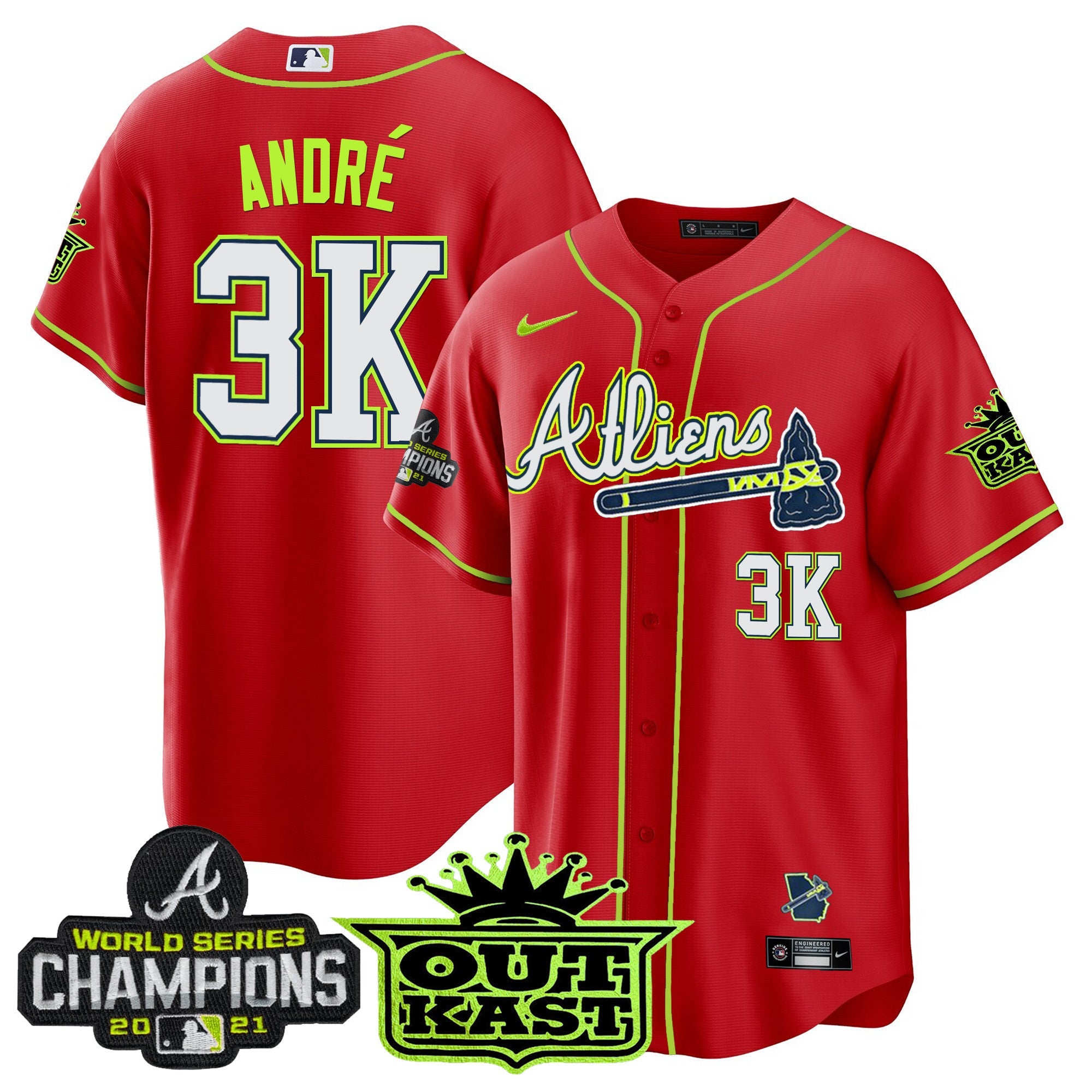 Men’s Atlanta Atliens Champions Cool Base Jersey
