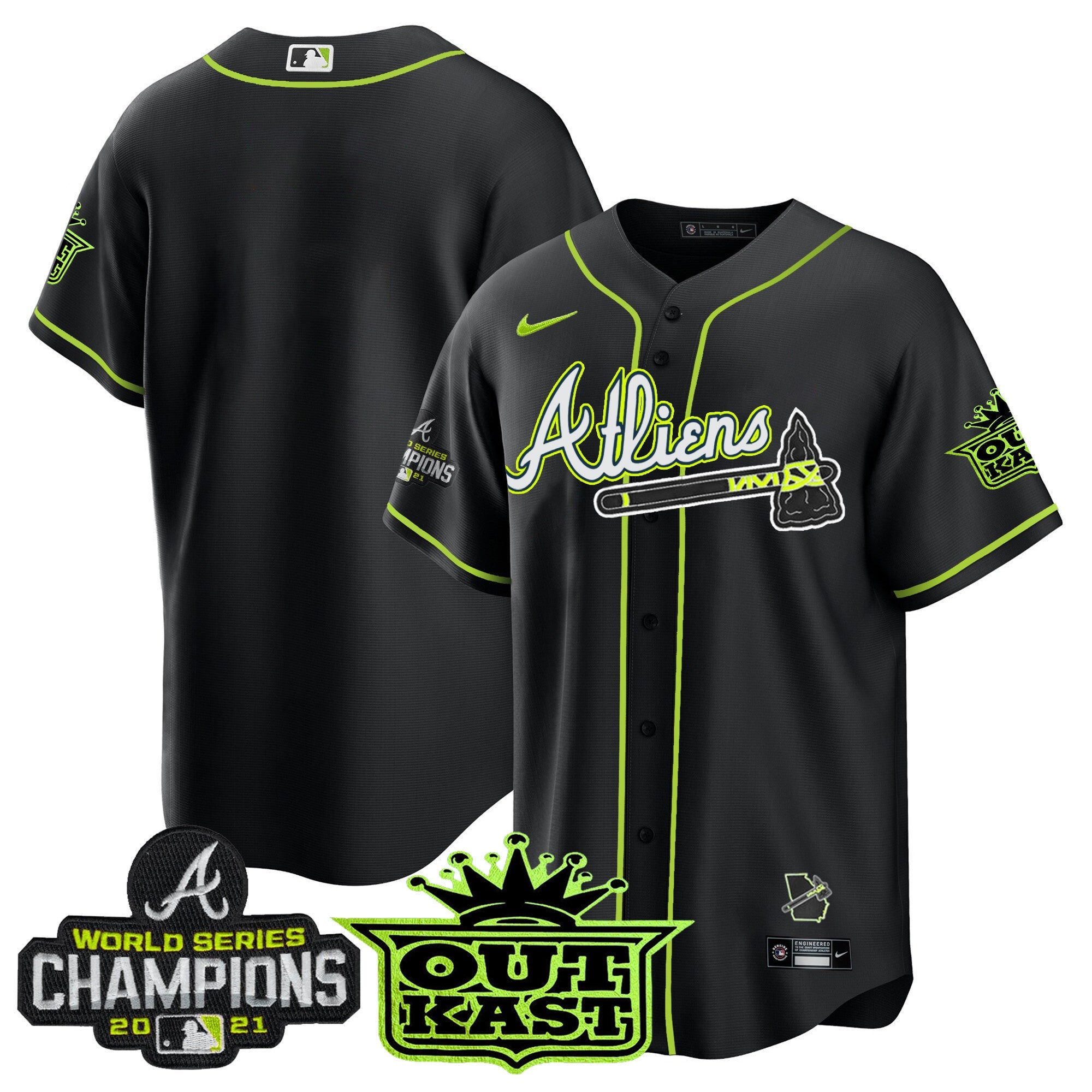 Men’s Atlanta Atliens Champions Cool Base Jersey