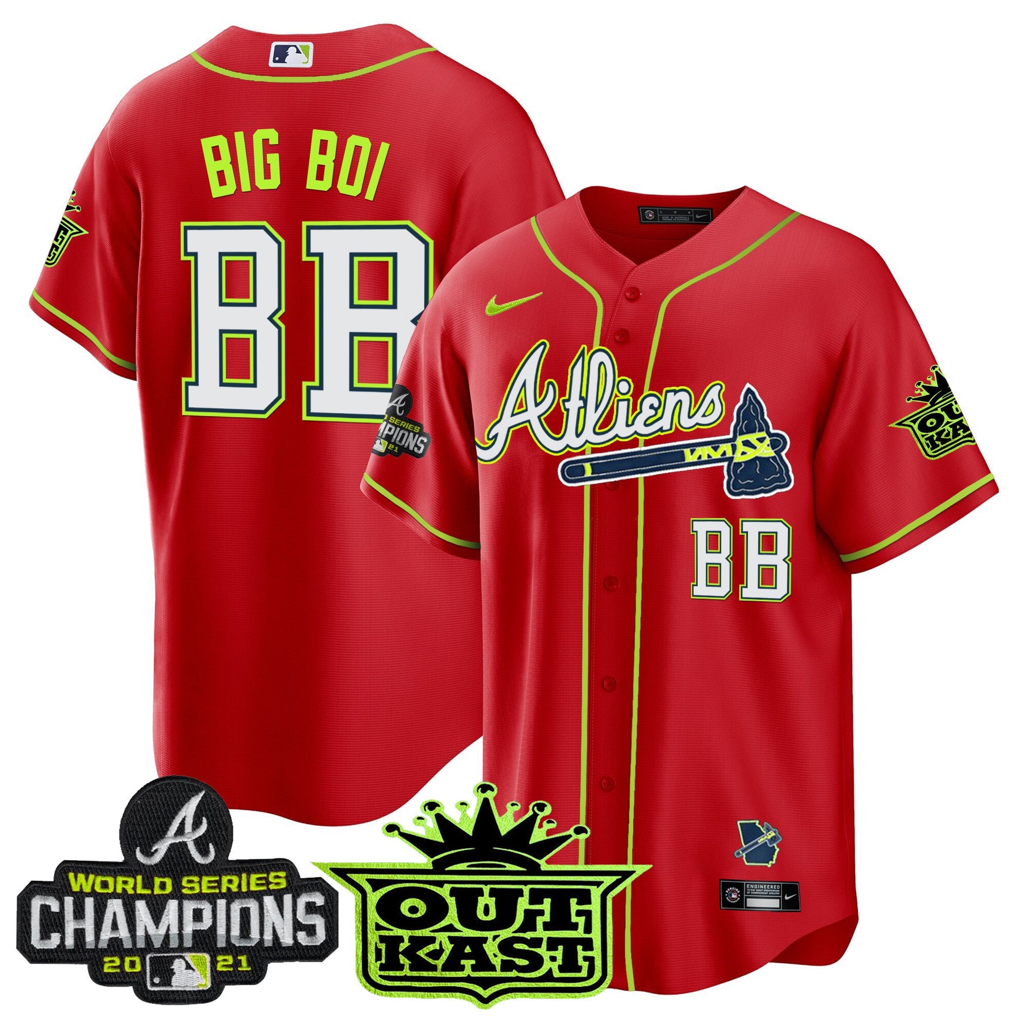 Men’s Atlanta Atliens Champions Cool Base Jersey