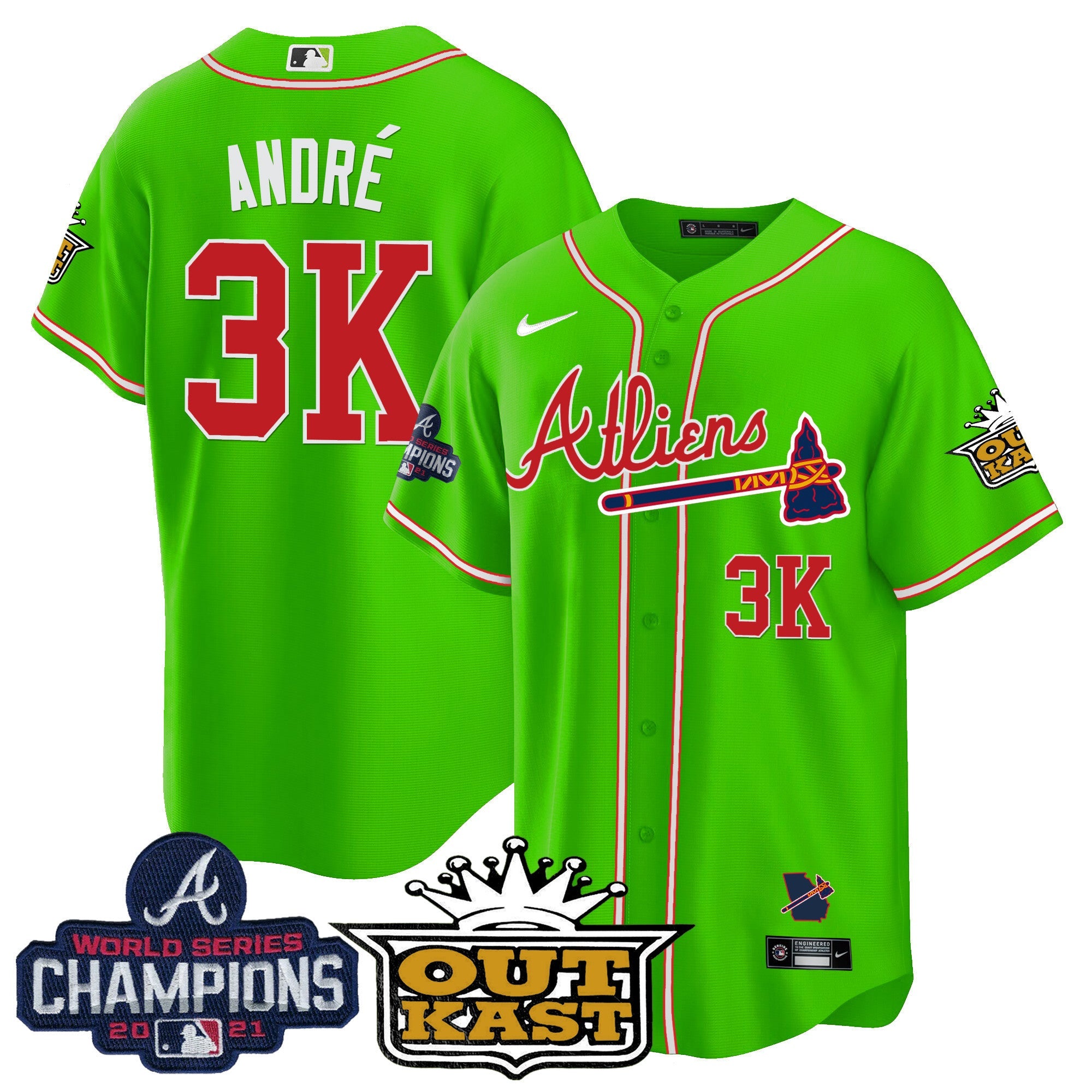 Men’s Atlanta Atliens Champions Cool Base Jersey