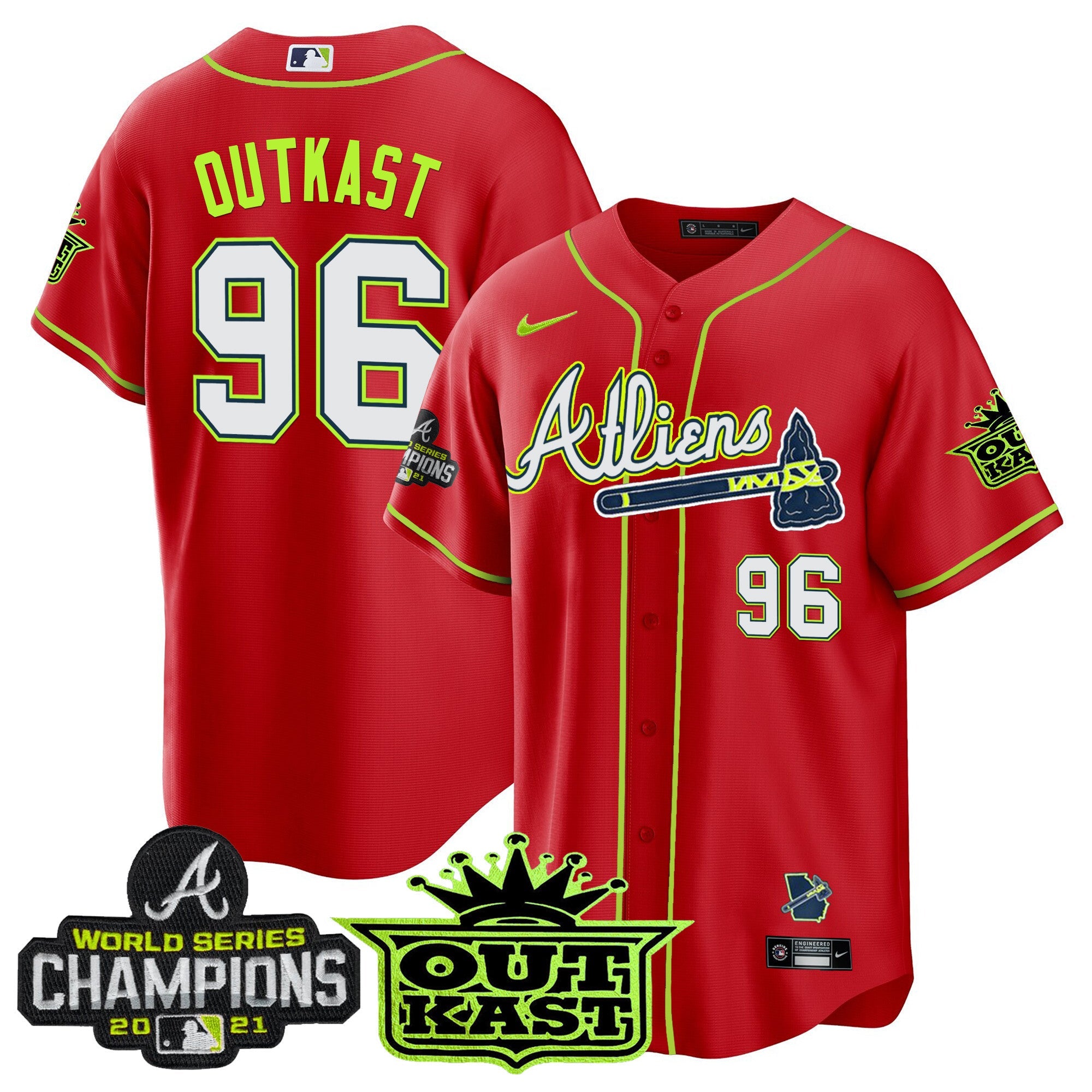 Men’s Atlanta Atliens Champions Cool Base Jersey