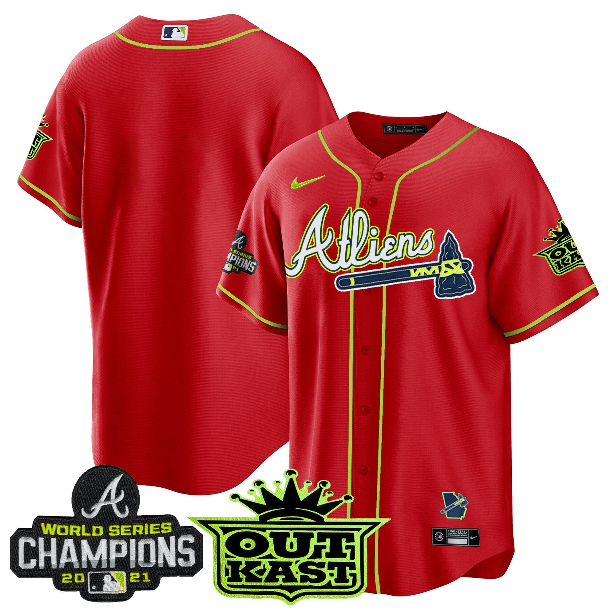 Men’s Atlanta Atliens Champions Cool Base Jersey