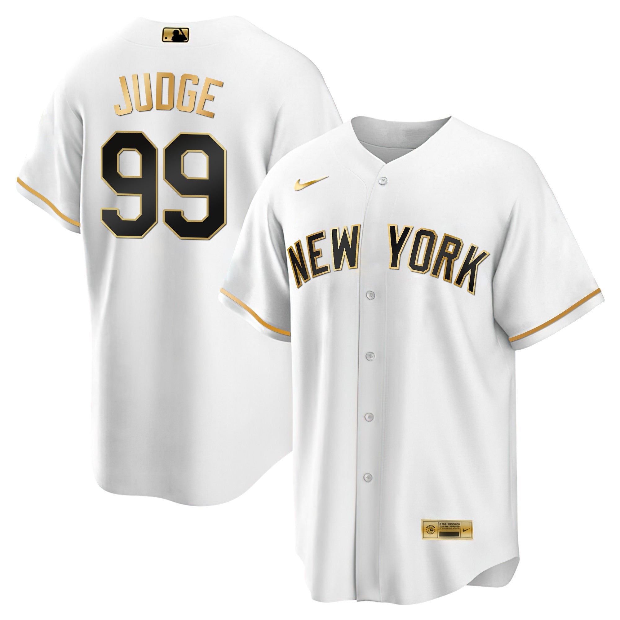 Men’s New York Yankees Black Limited & Gold Jersey