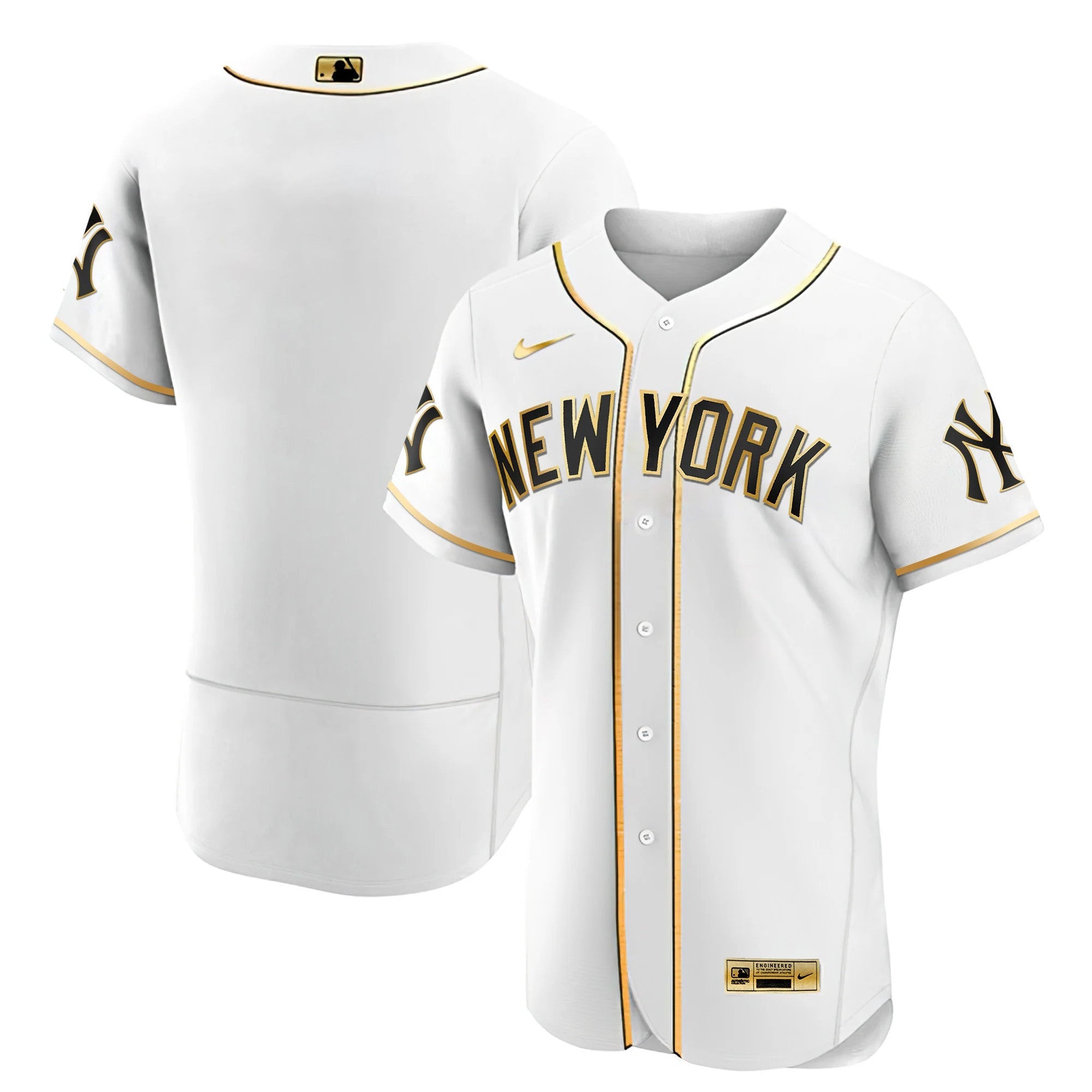 Men’s New York Yankees Black Limited & Gold Jersey