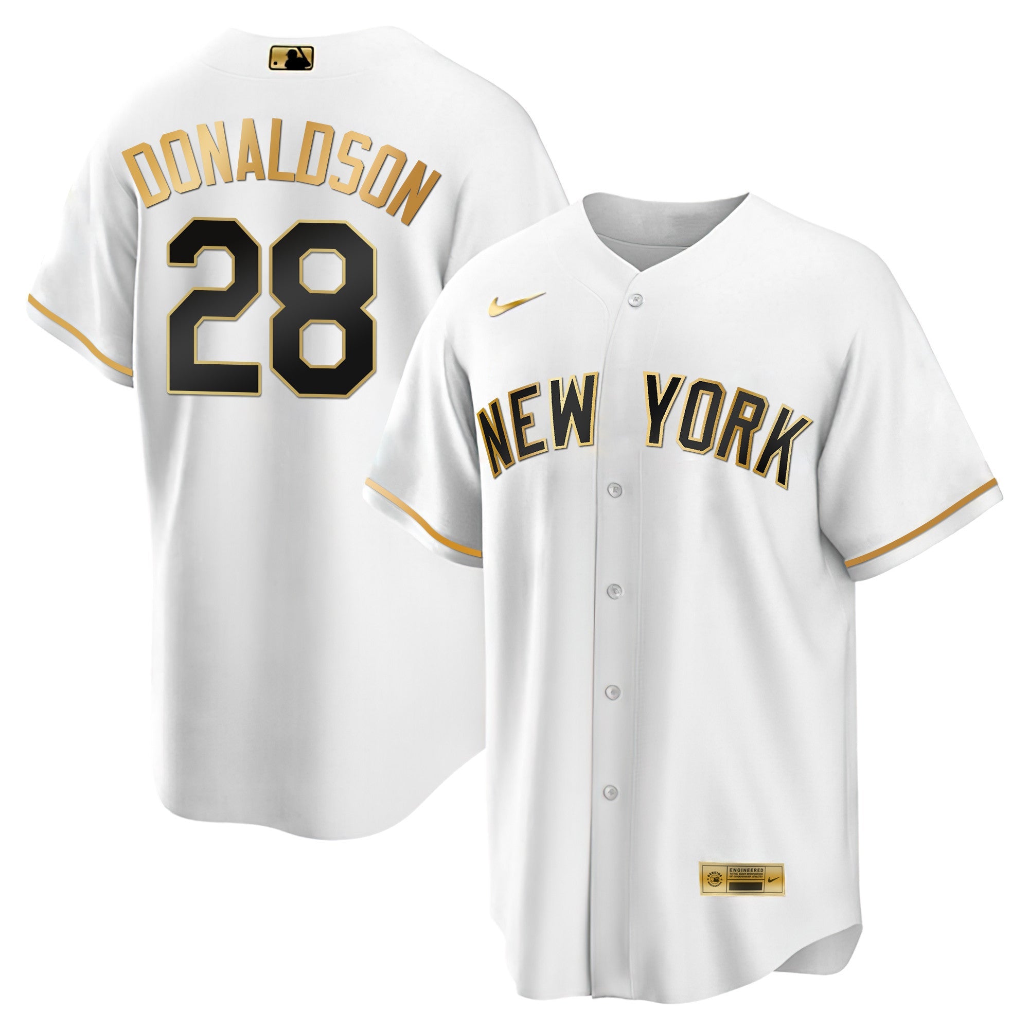Men’s New York Yankees Black Limited & Gold Jersey
