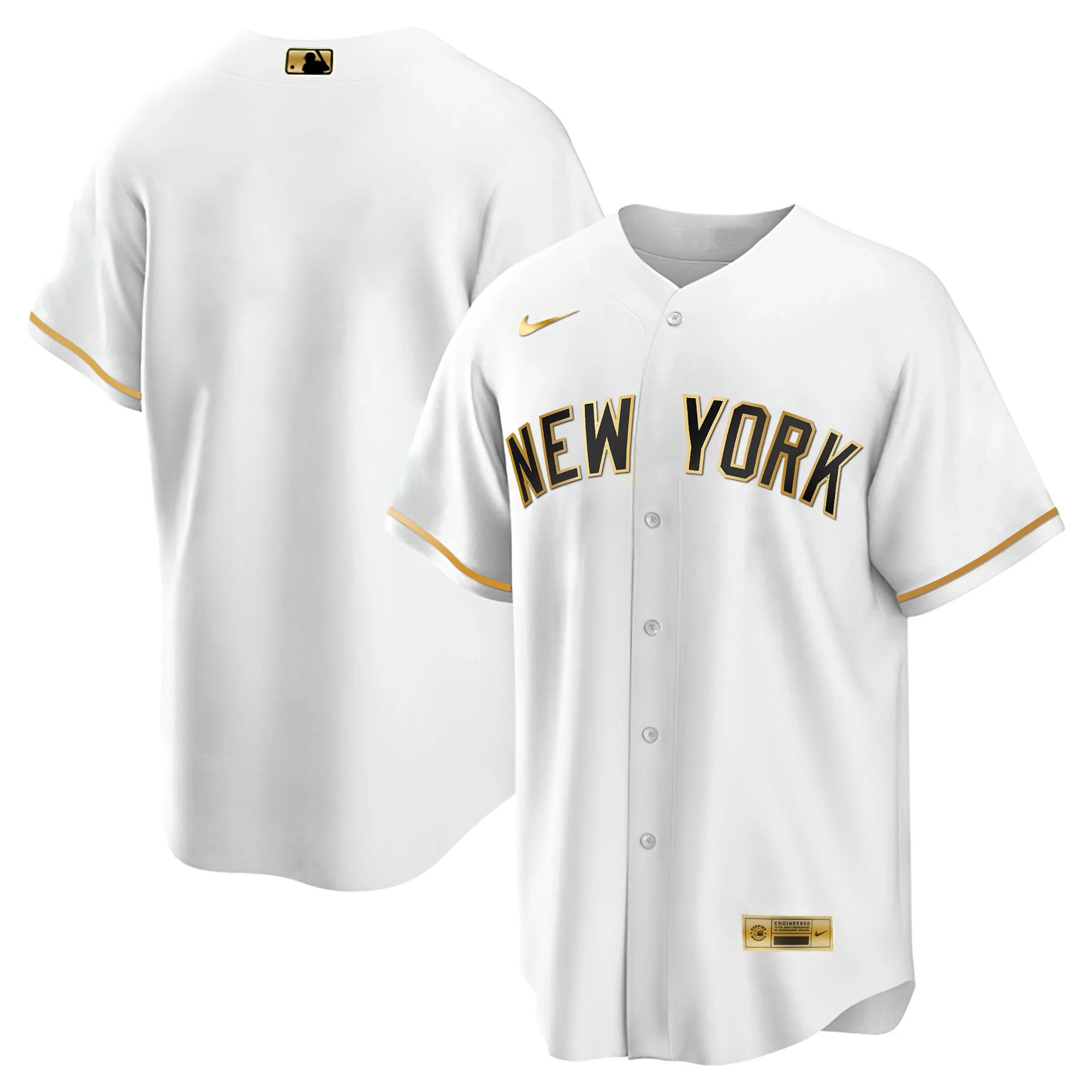 Men’s New York Yankees Black Limited & Gold Jersey