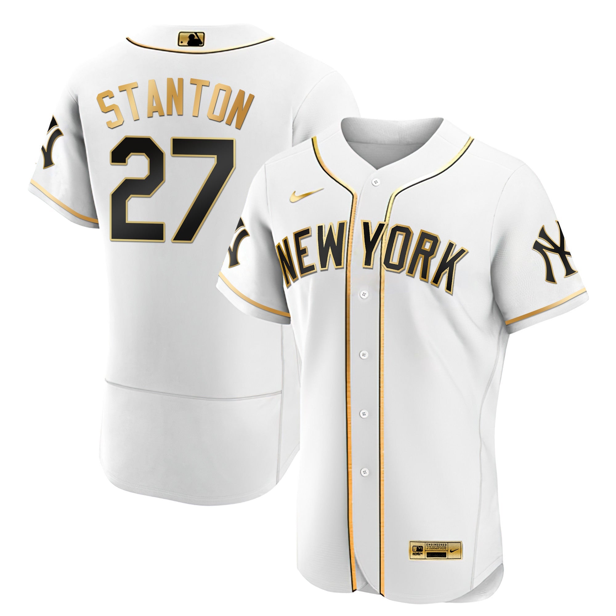 Men’s New York Yankees Black Limited & Gold Jersey