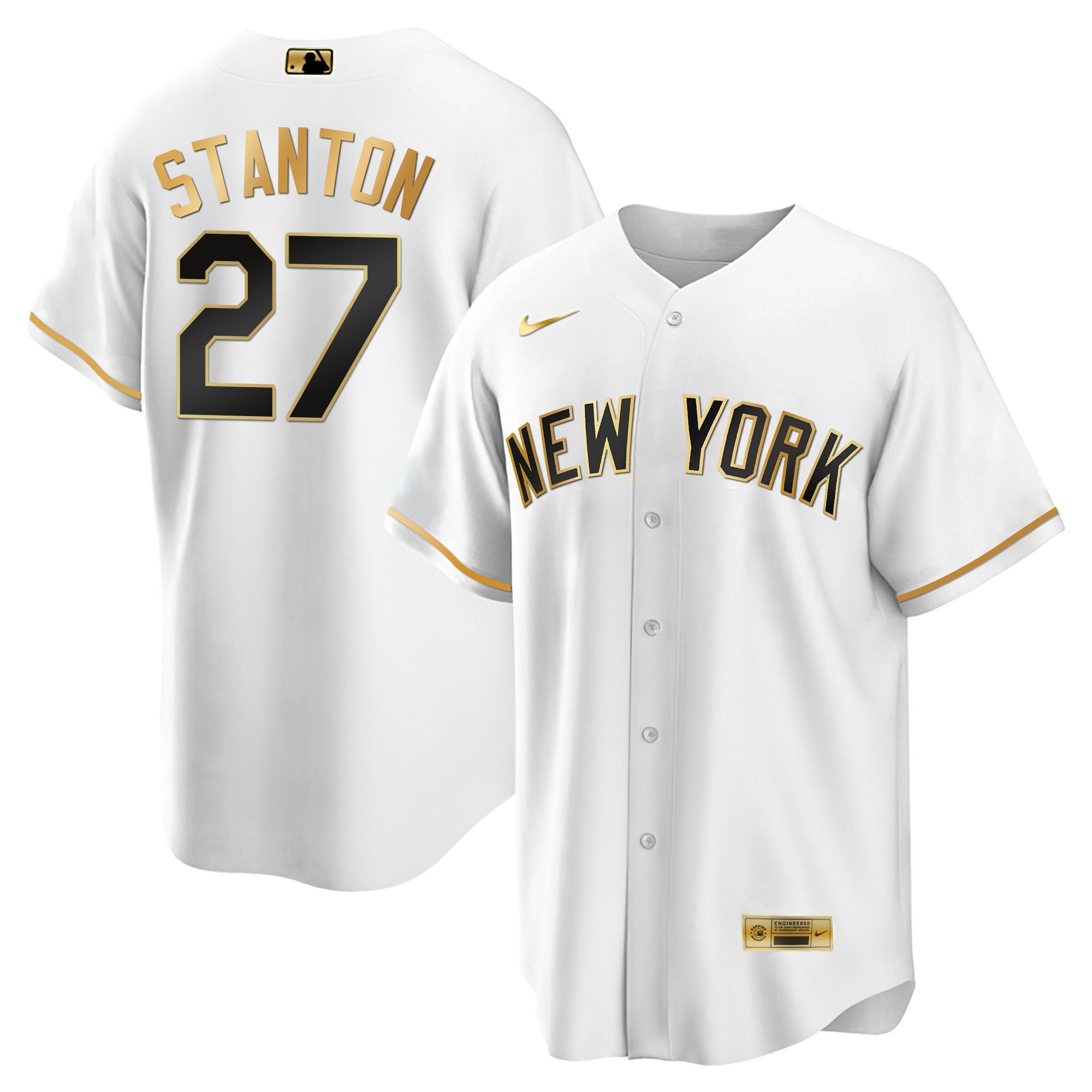 Men’s New York Yankees Black Limited & Gold Jersey
