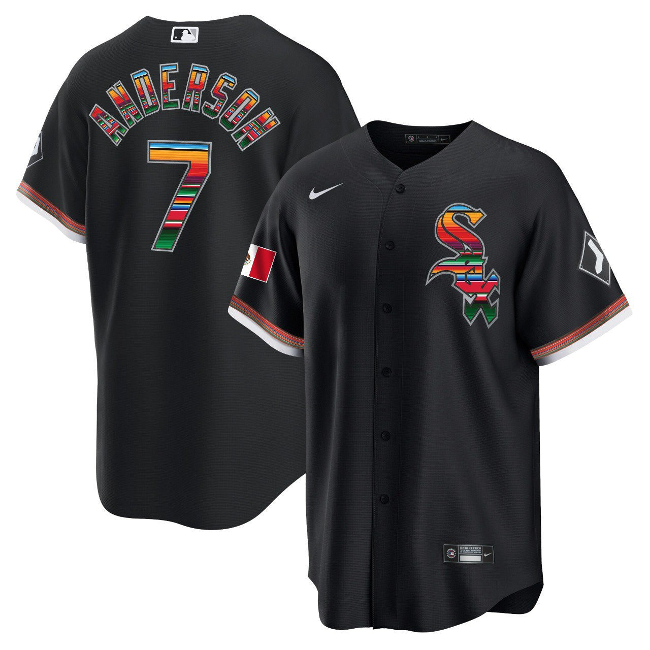 Tim Anderson Chicago Hispanic Heritage Night Jersey