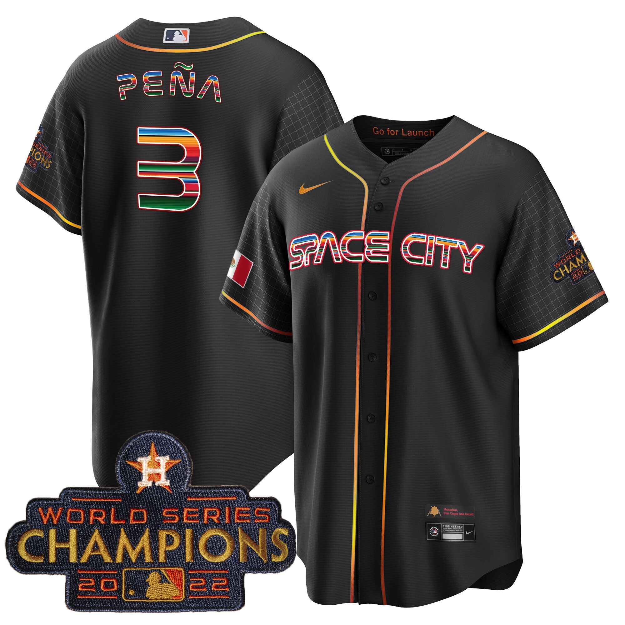 Men’s Space City Mexico Cool Base Jersey