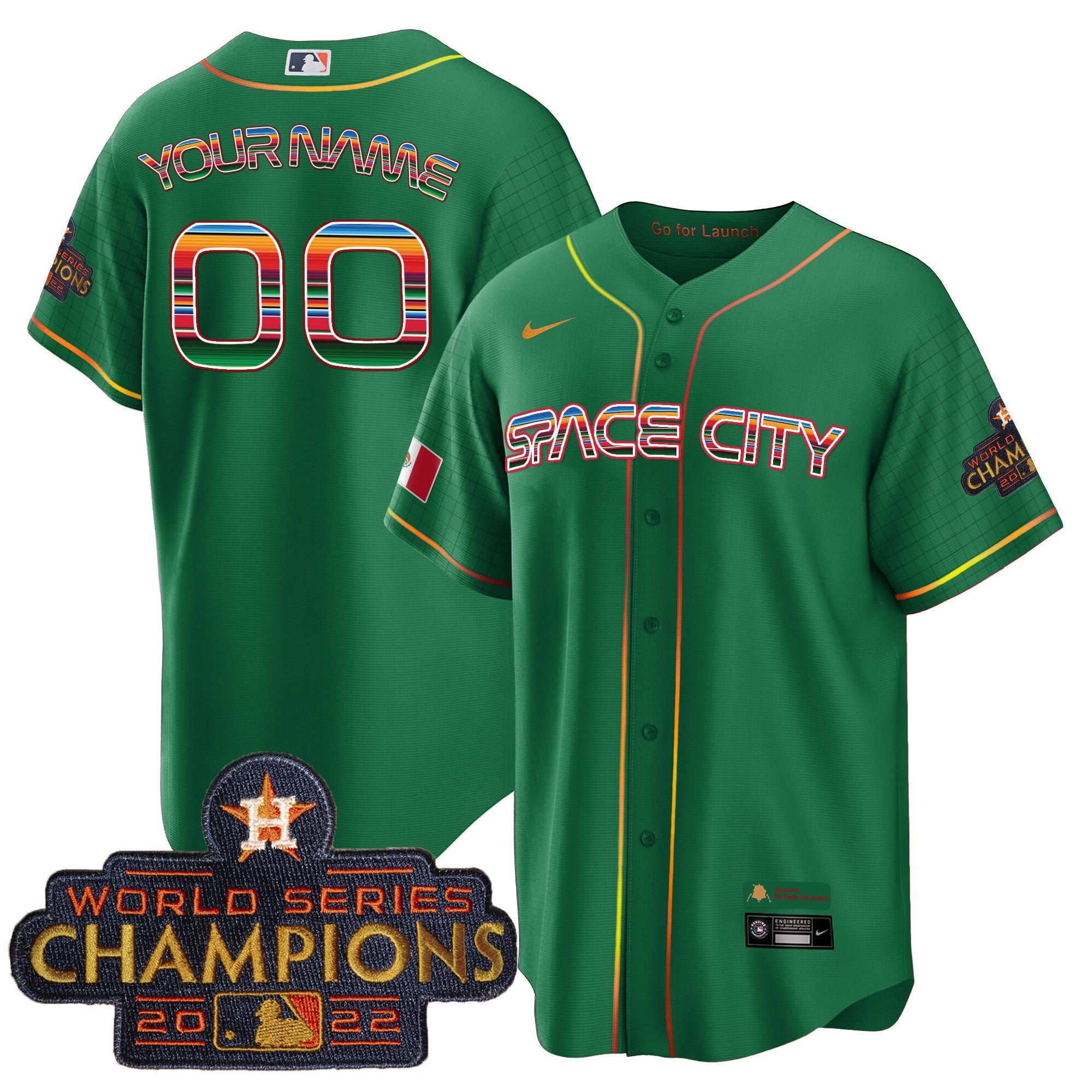 Space City Mexico Cool Base Custom Jersey