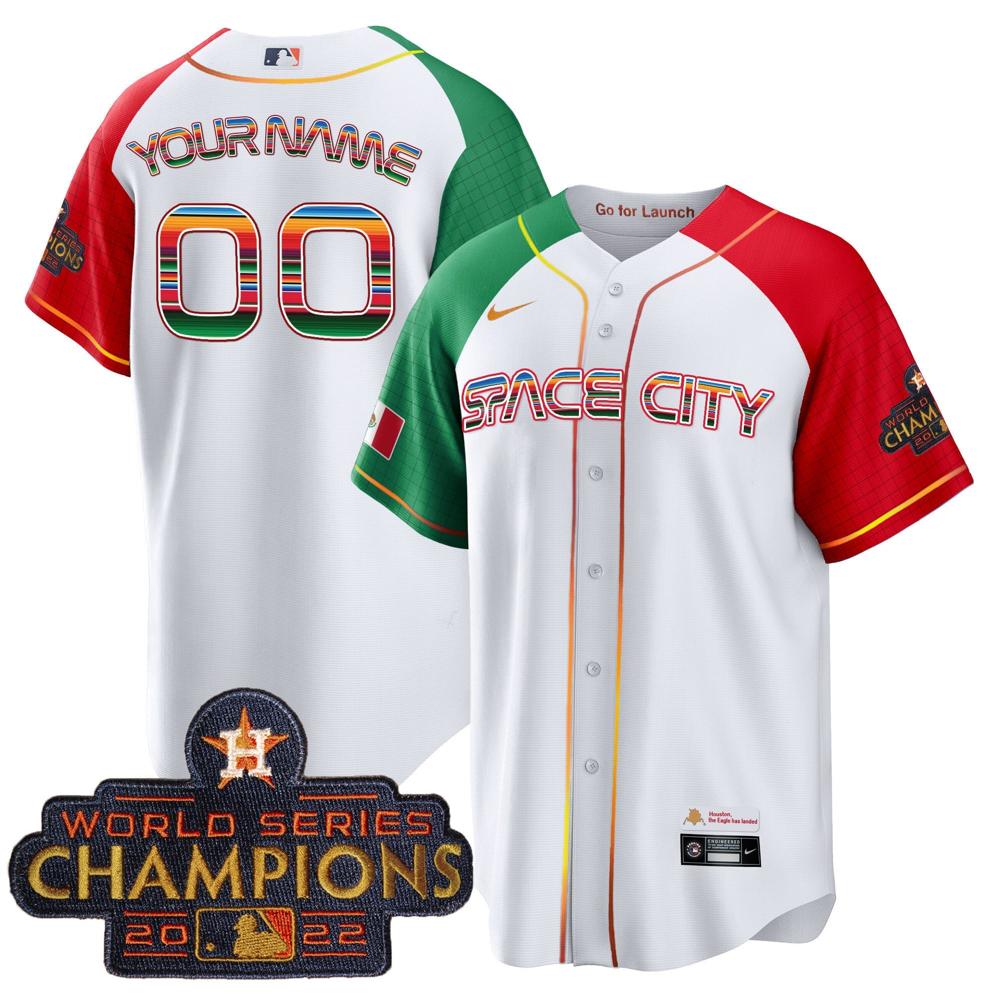 Space City Mexico Cool Base Custom Jersey