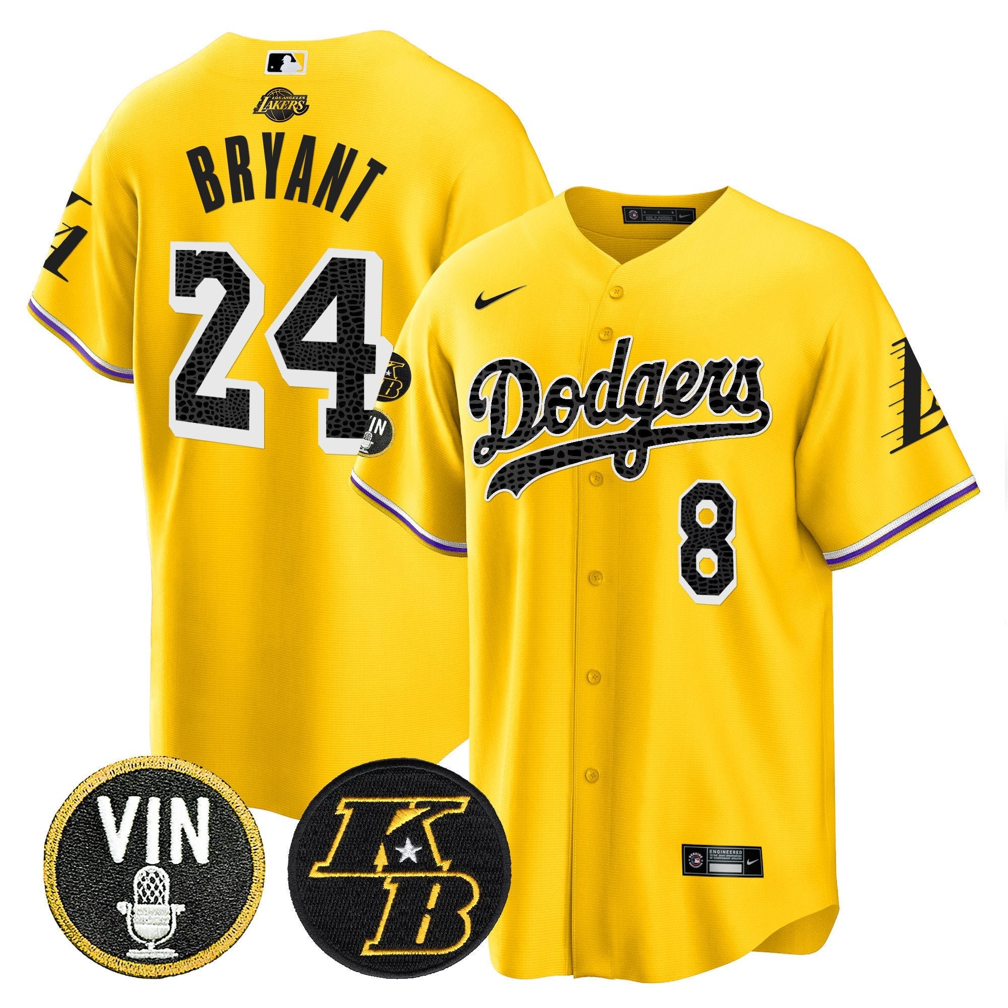 Men’s Bryant & Vin Patch Cool Base Mamba Jersey