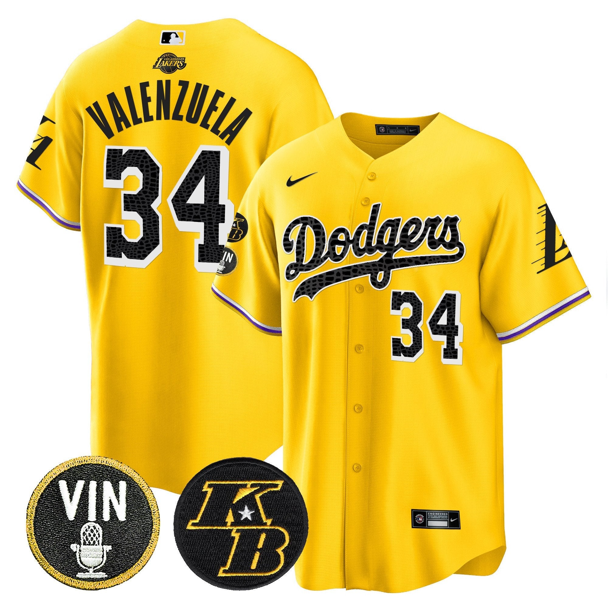 Men’s Bryant & Vin Patch Cool Base Mamba Jersey