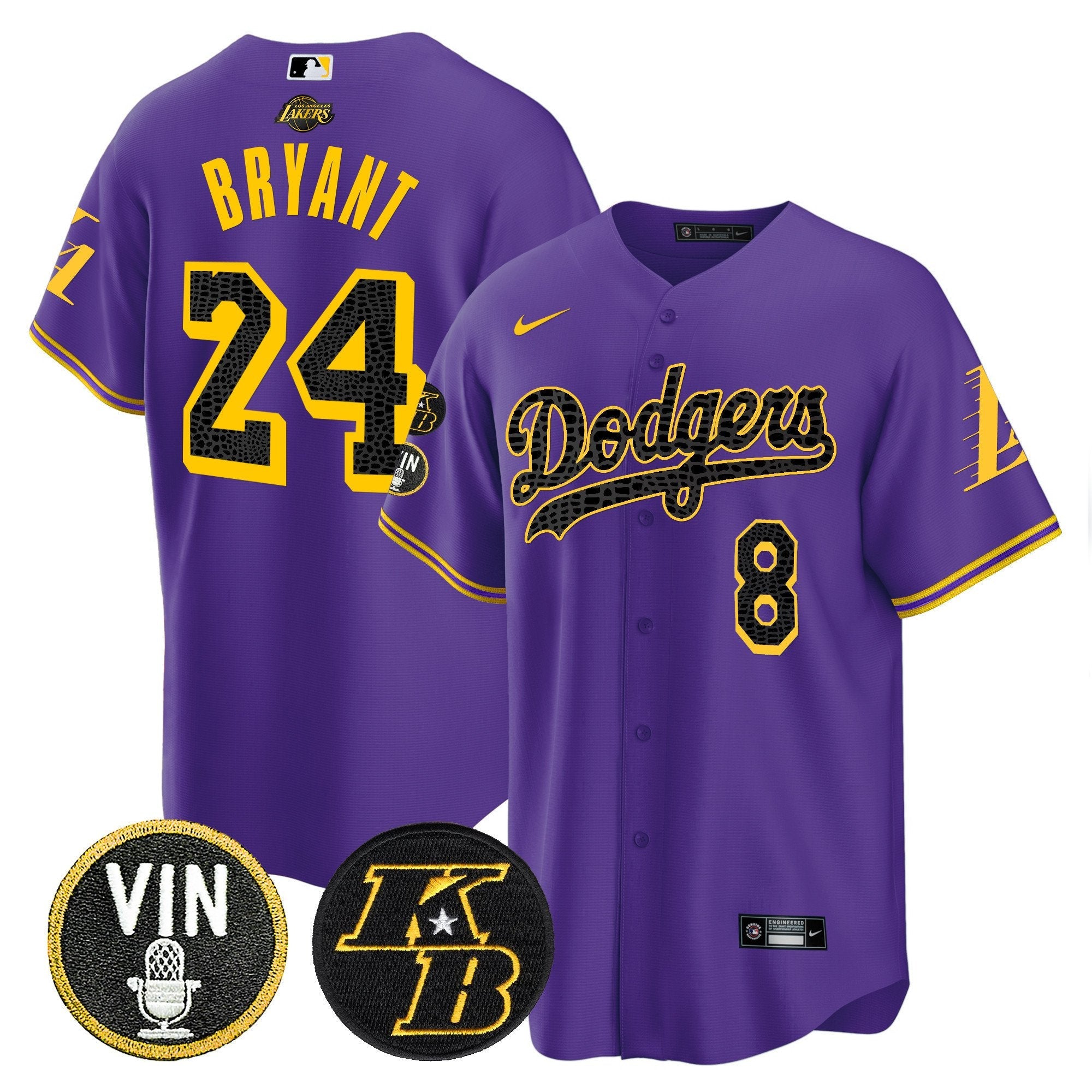 Men’s Bryant & Vin Patch Cool Base Mamba Jersey