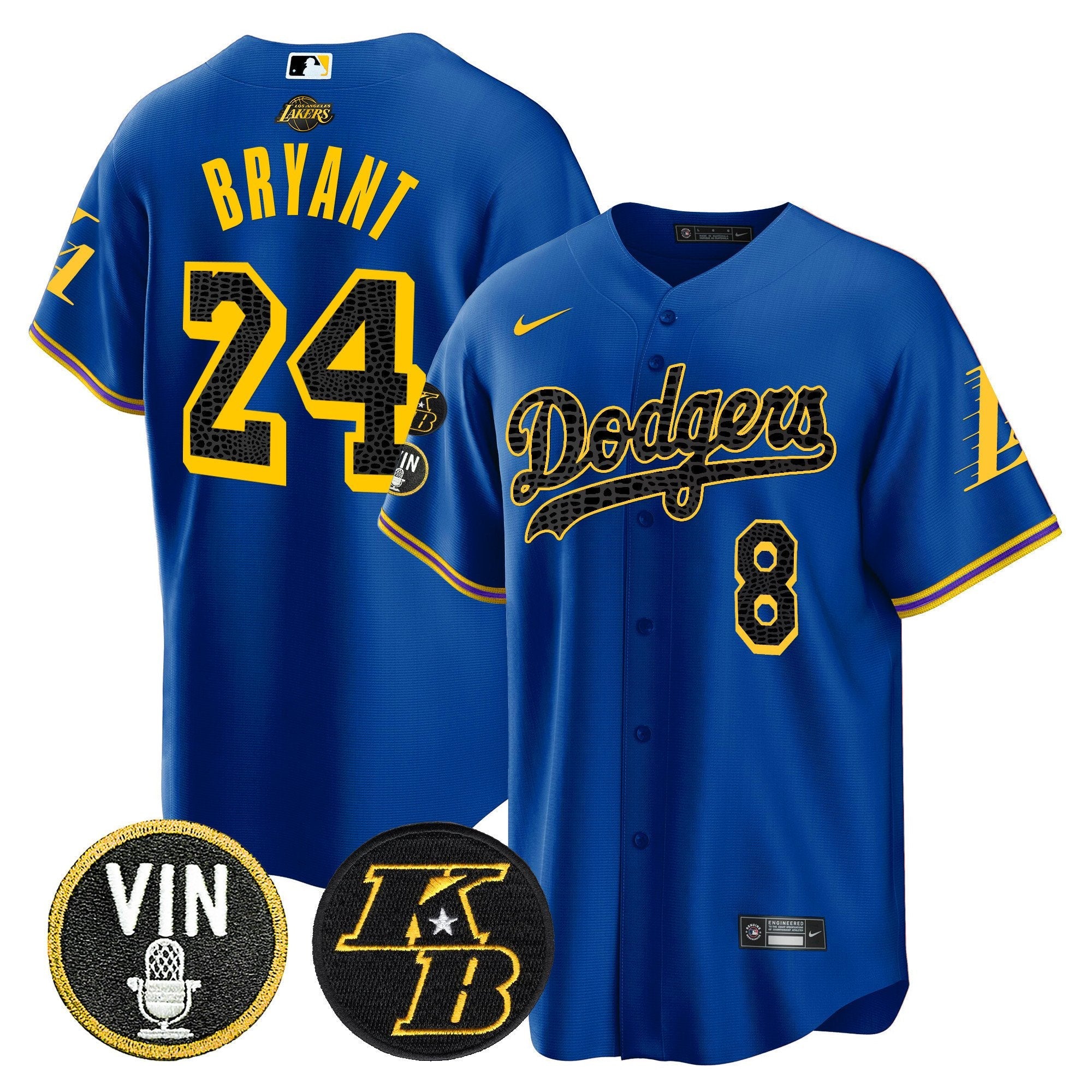Men’s Bryant & Vin Patch Cool Base Mamba Jersey