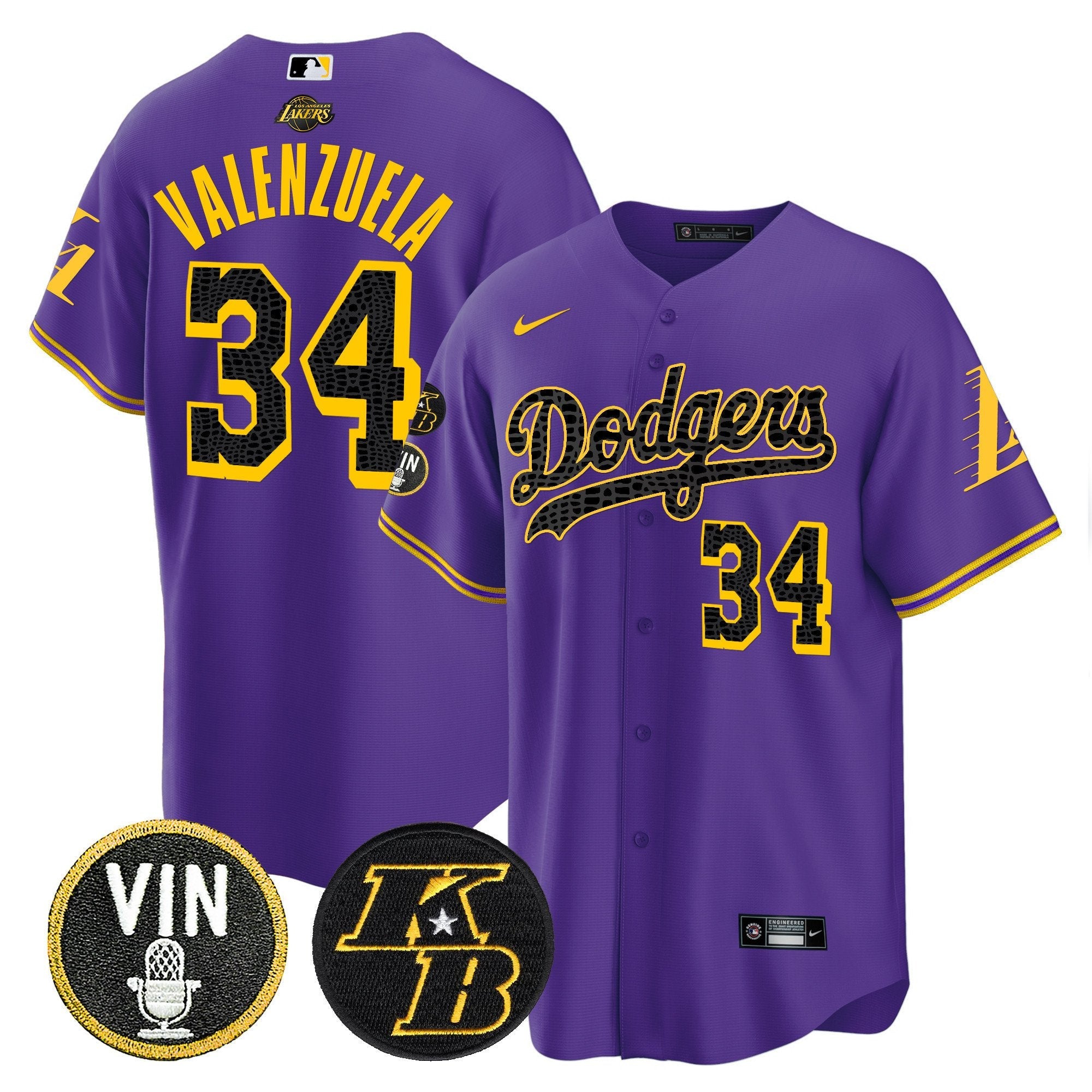 Men’s Bryant & Vin Patch Cool Base Mamba Jersey