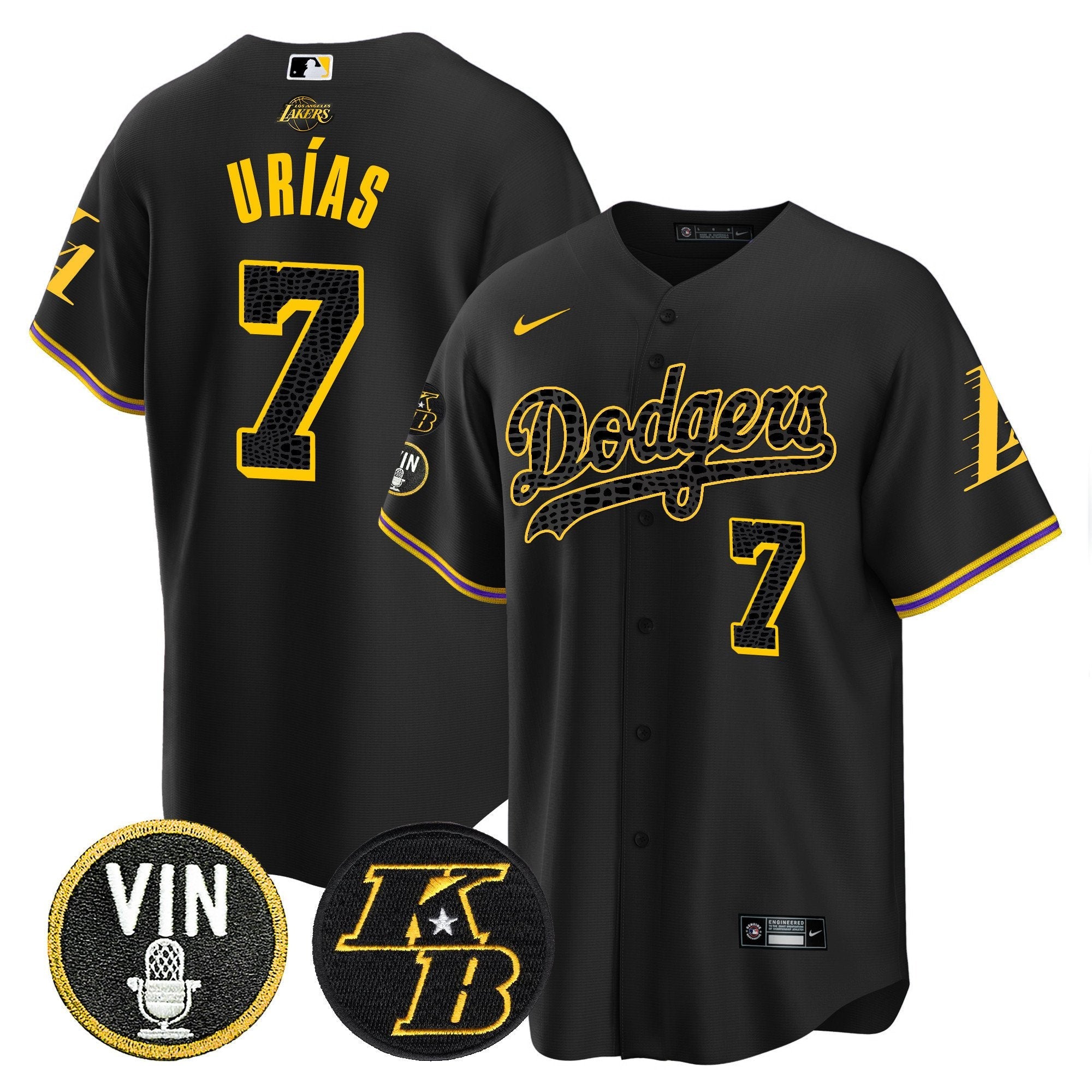 Men’s Bryant & Vin Patch Cool Base Mamba Jersey