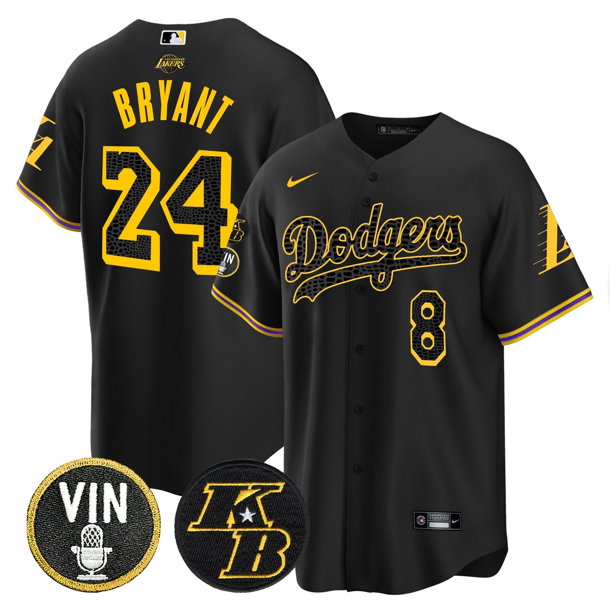 Men’s Bryant & Vin Patch Cool Base Mamba Jersey