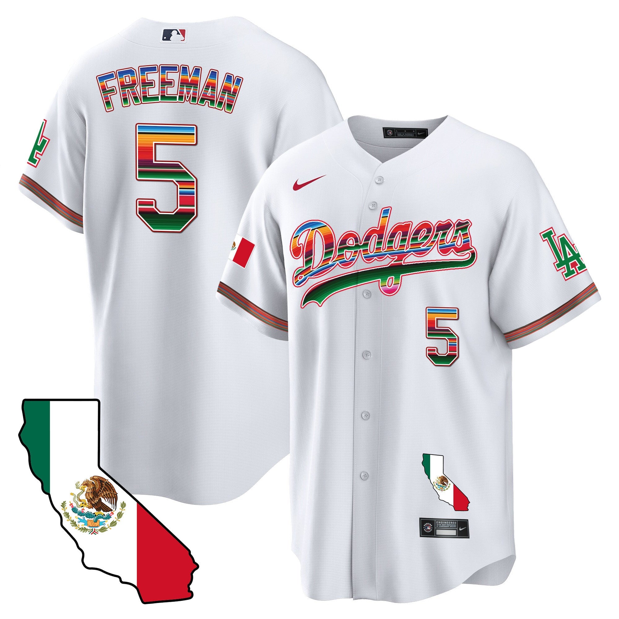 Men’s Mexico California Map Cool Base Jersey