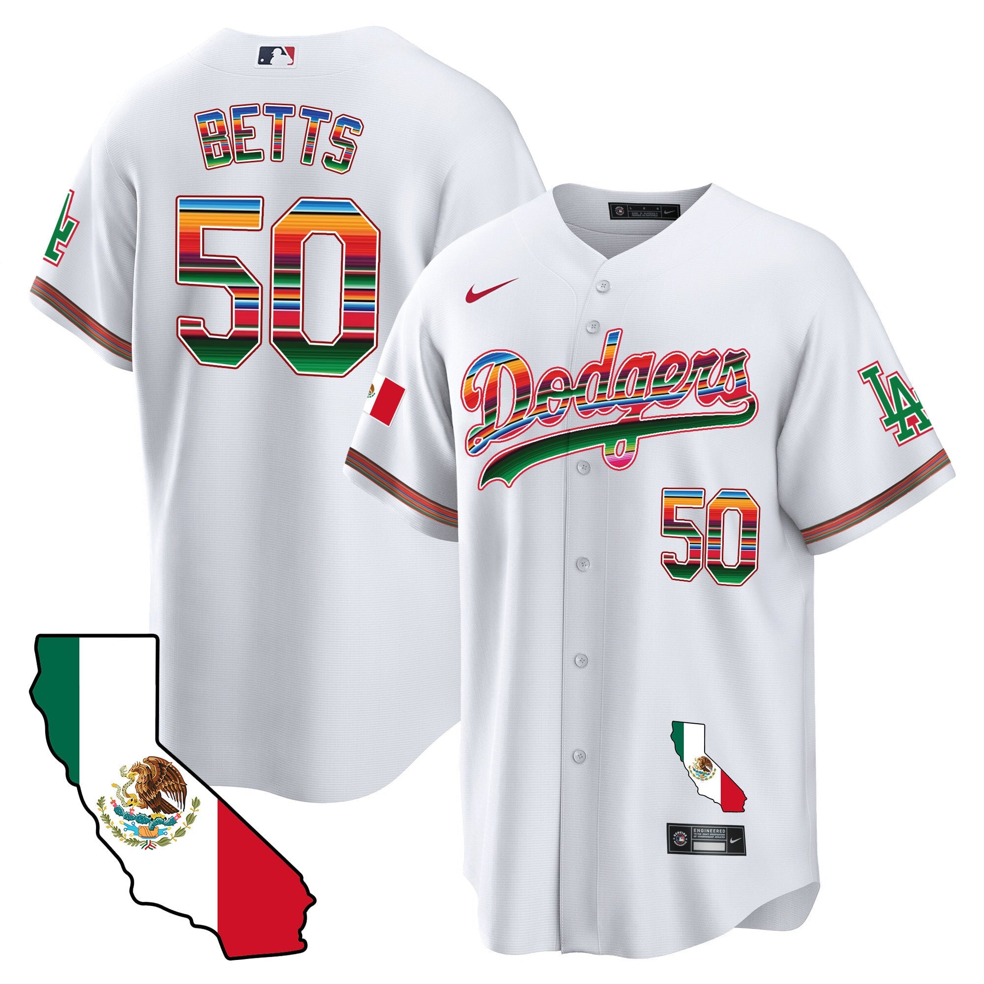 Men’s Mexico California Map Cool Base Jersey