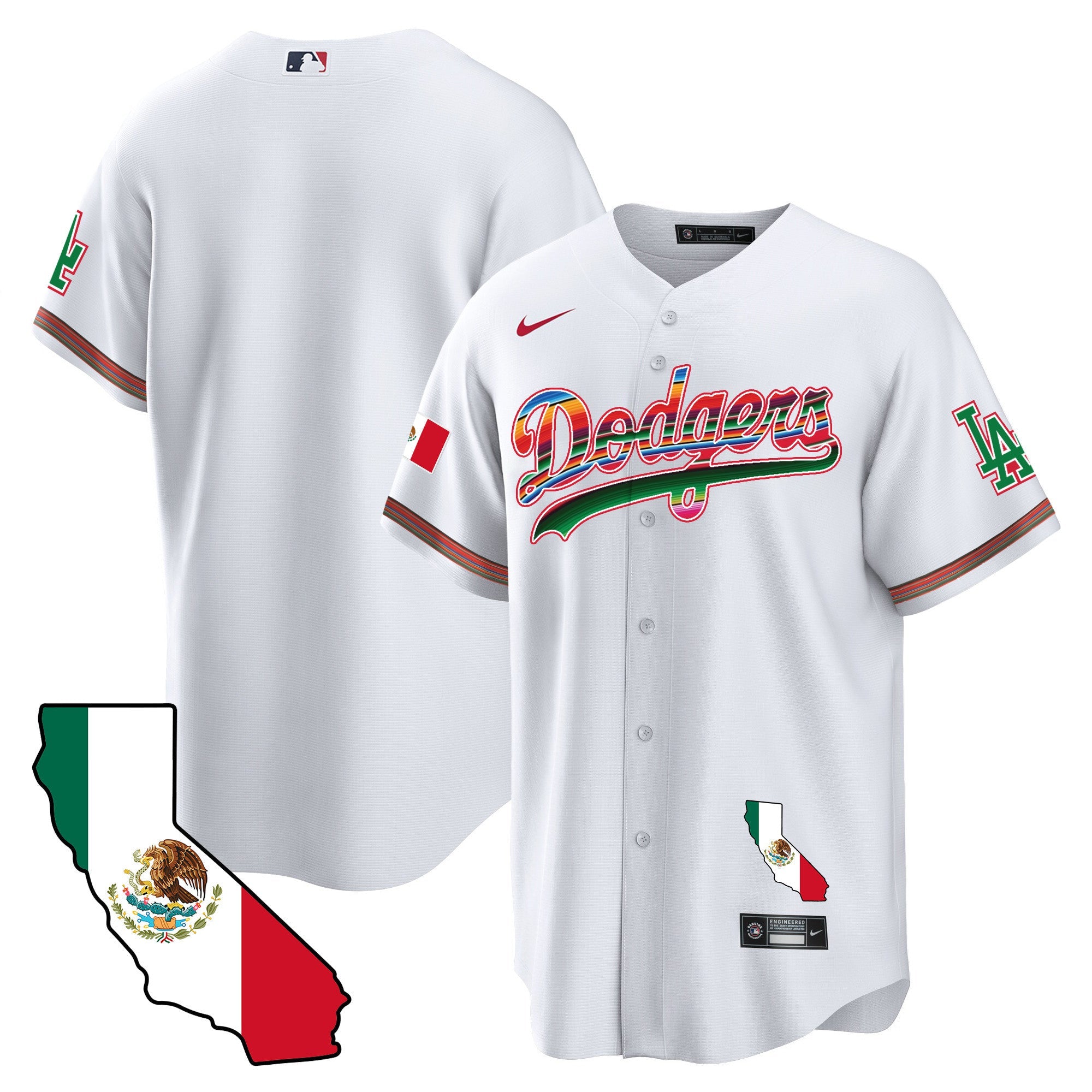 Men’s Mexico California Map Cool Base Jersey
