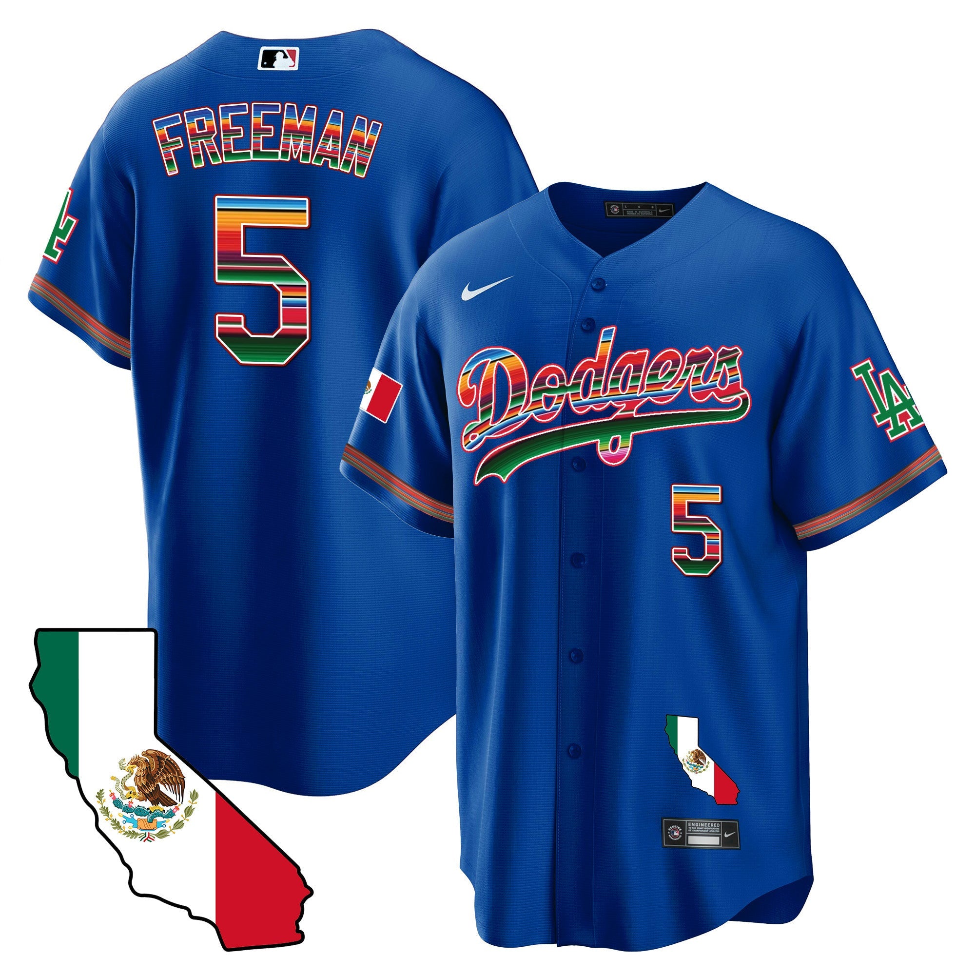 Men’s Mexico California Map Cool Base Jersey