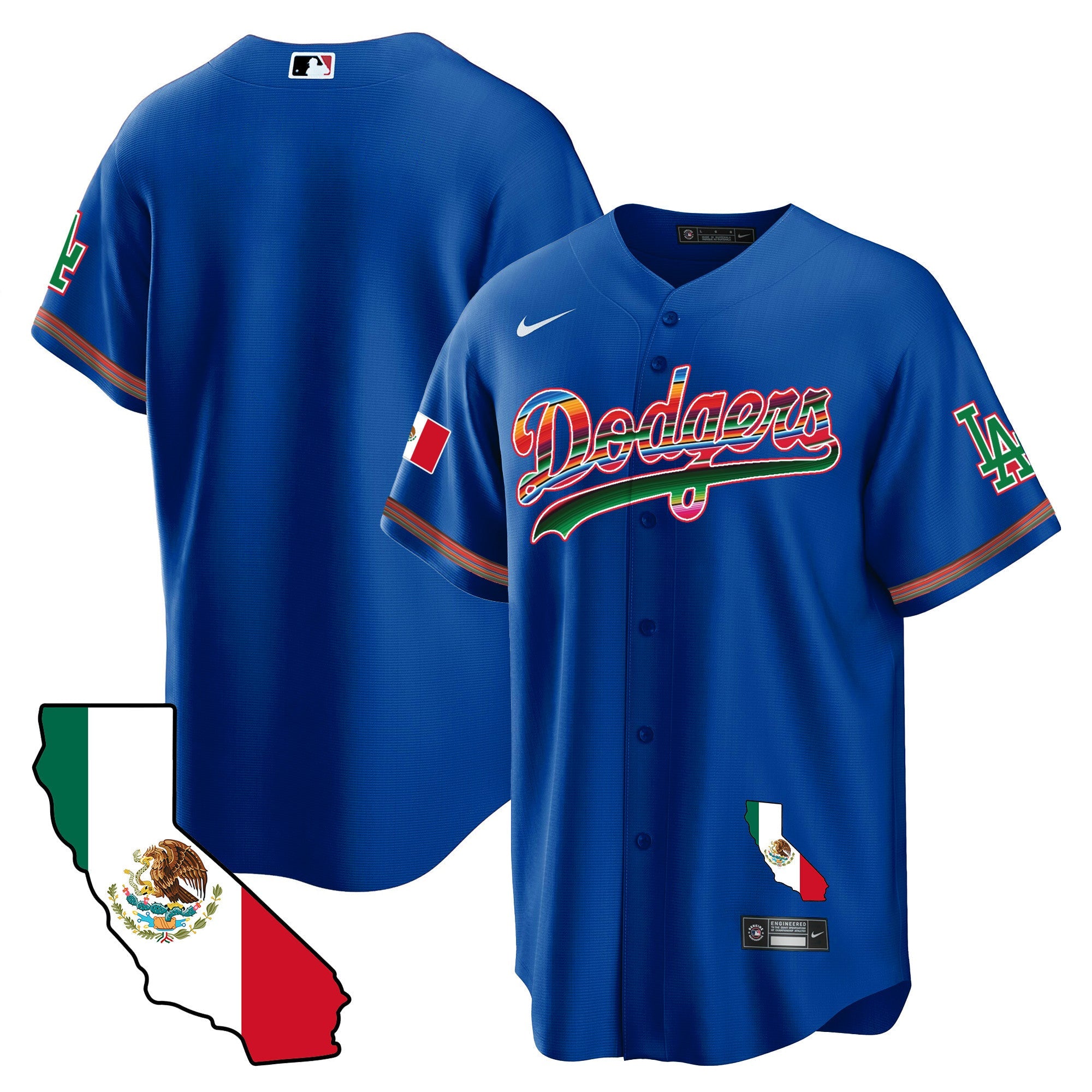 Men’s Mexico California Map Cool Base Jersey
