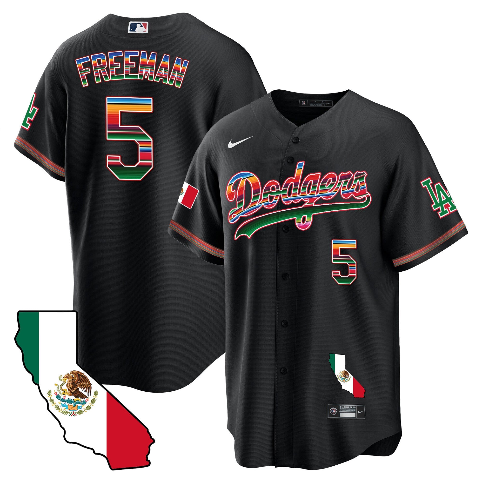 Men’s Mexico California Map Cool Base Jersey
