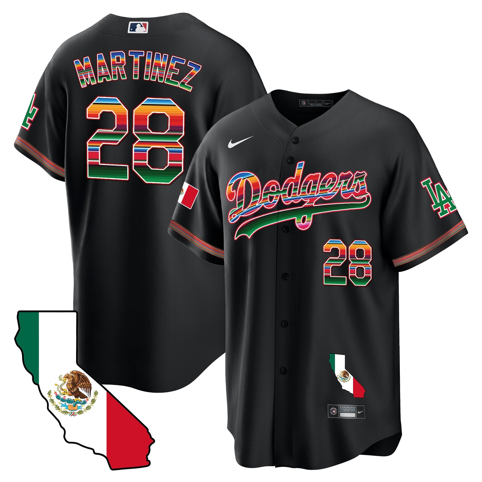Men’s Mexico California Map Cool Base Jersey