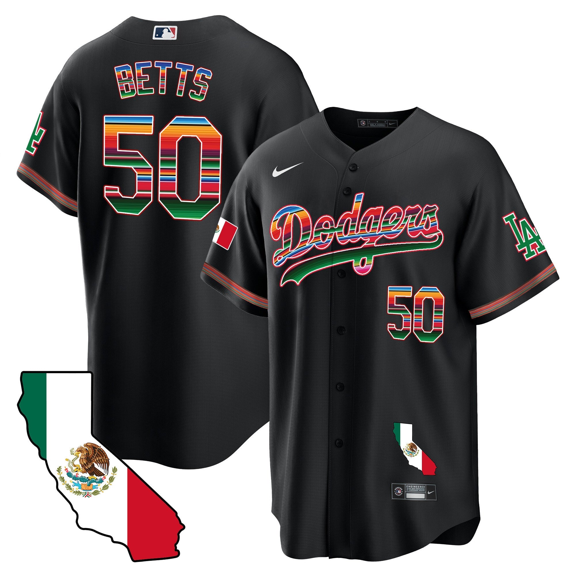 Men’s Mexico California Map Cool Base Jersey