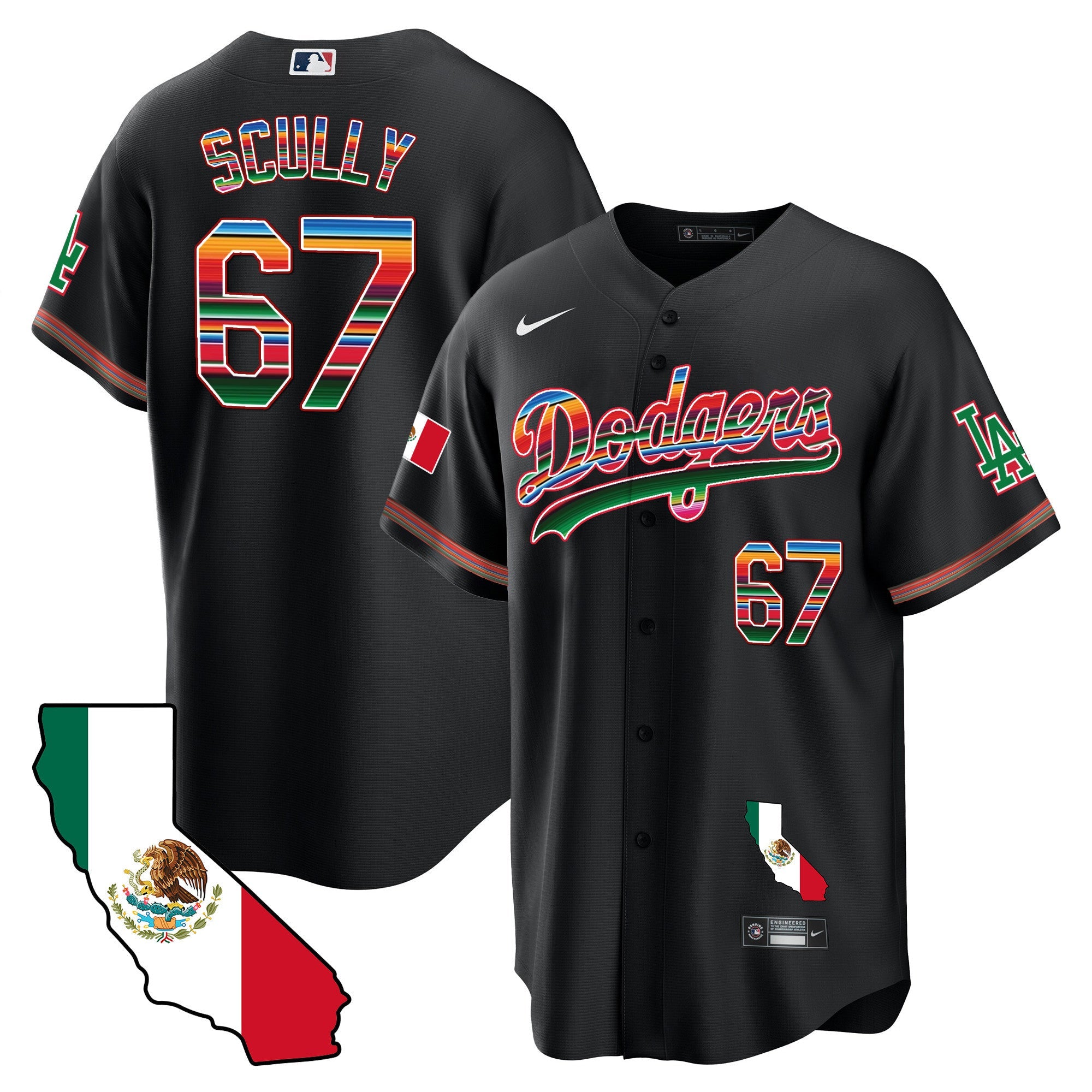 Men’s Mexico California Map Cool Base Jersey