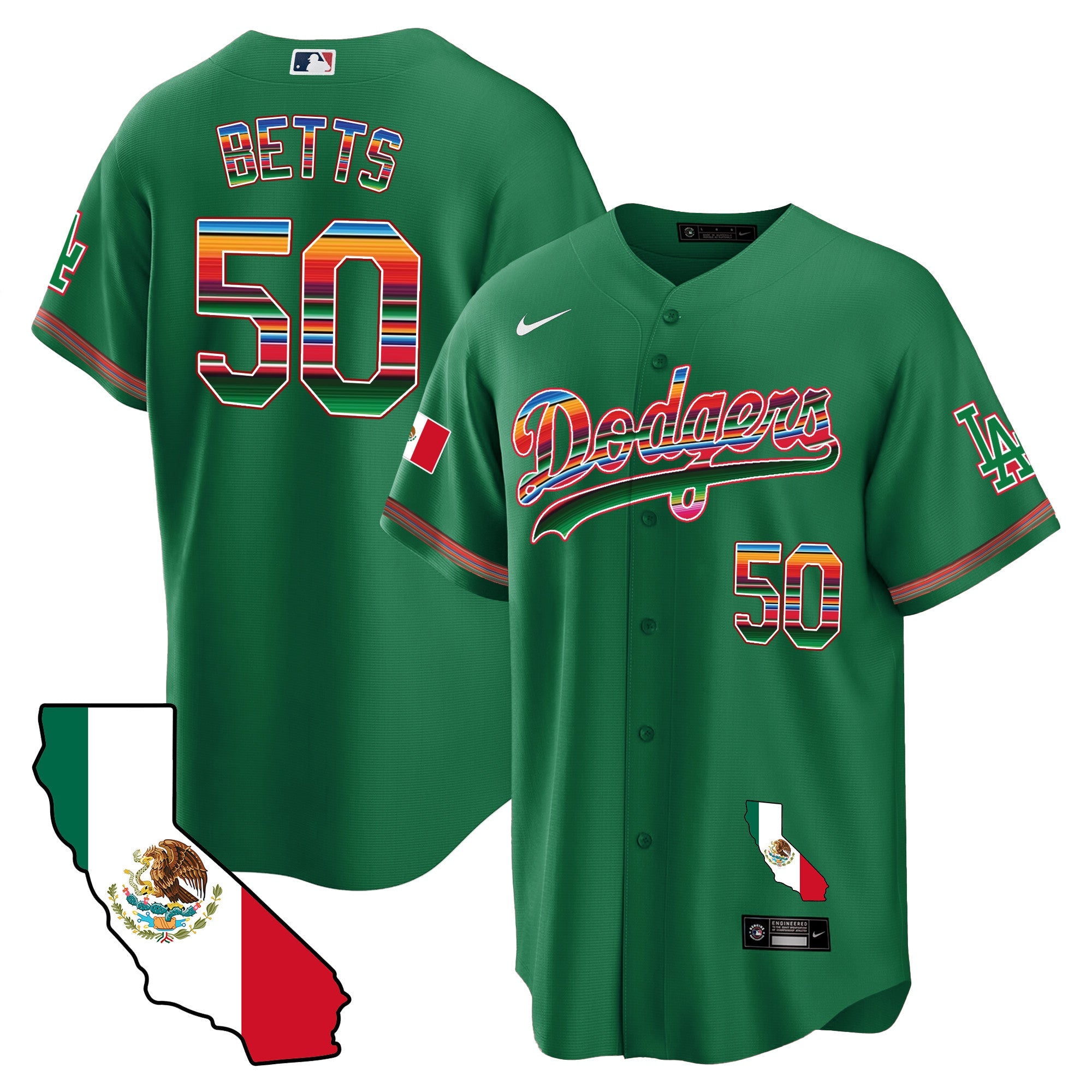 Men’s Mexico California Map Cool Base Jersey
