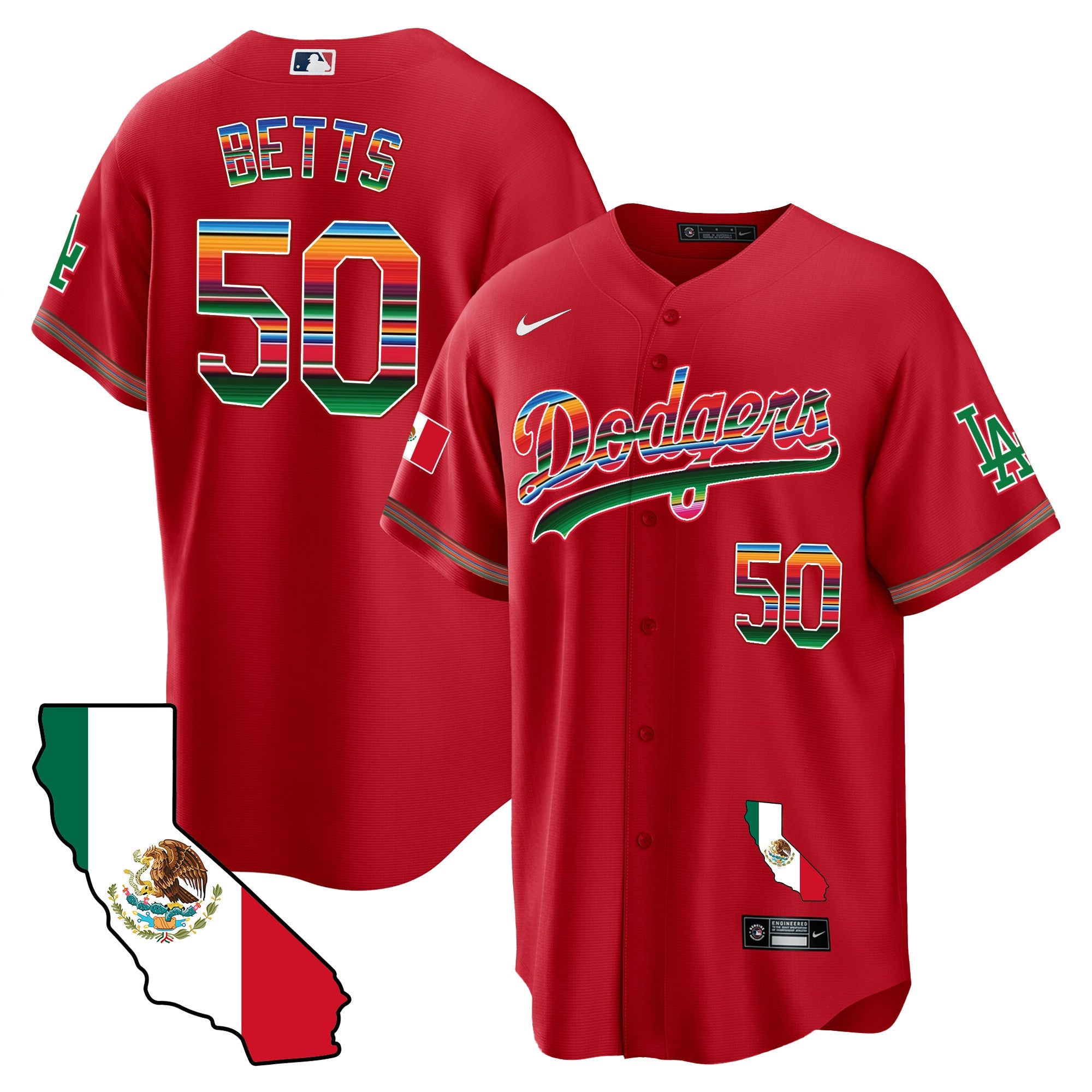 Men’s Mexico California Map Cool Base Jersey