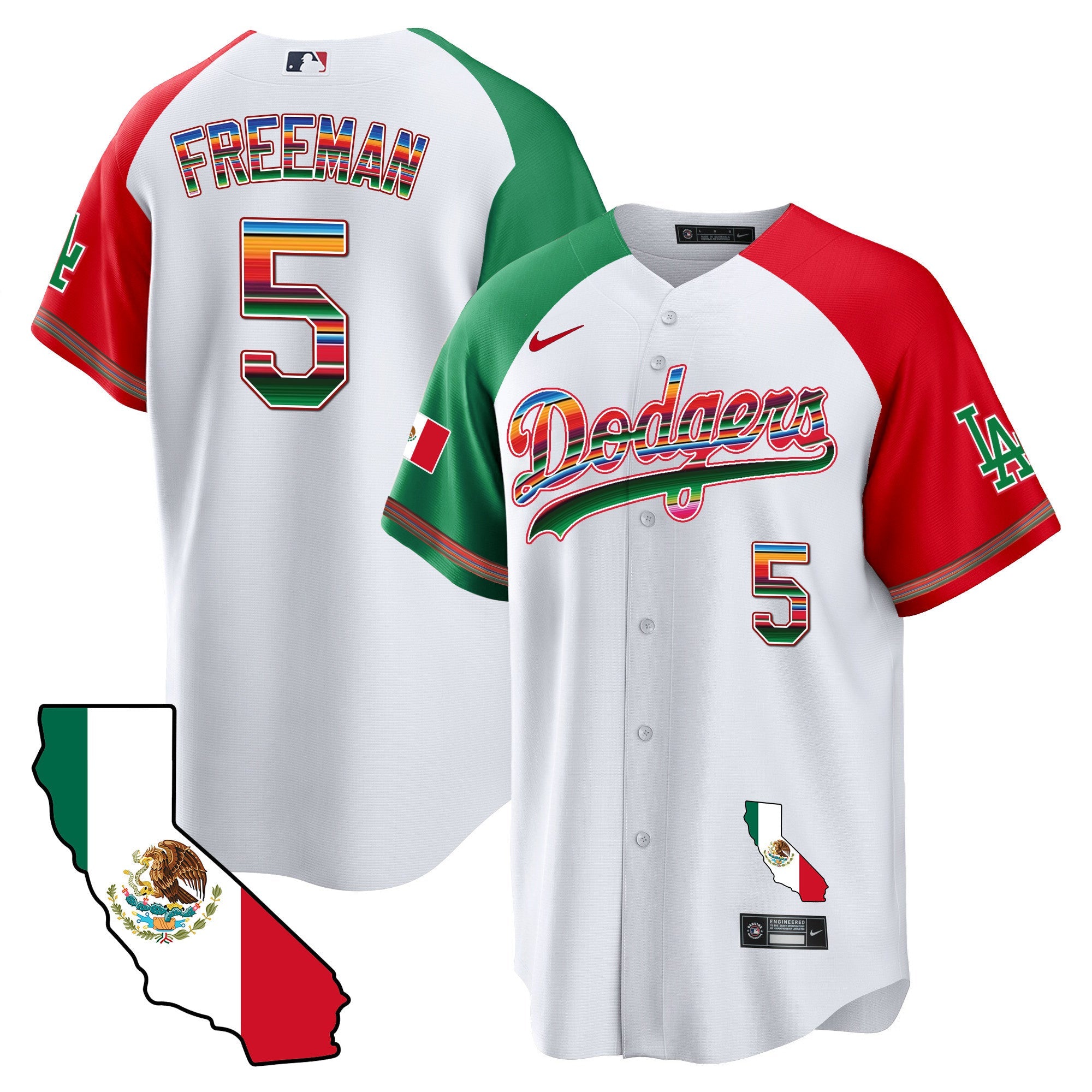 Men’s Mexico California Map Cool Base Jersey