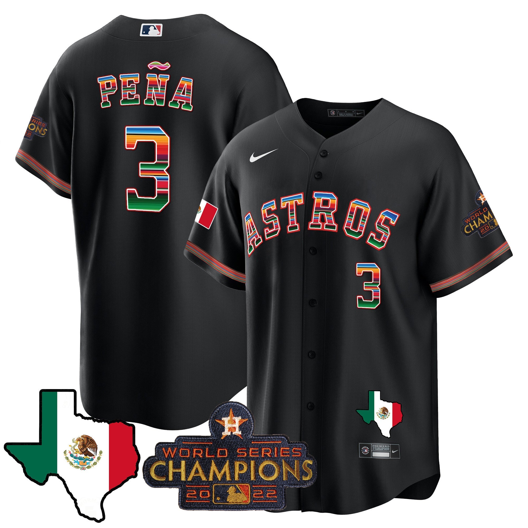 Men’s Mexico Texas Map Cool Base Jersey