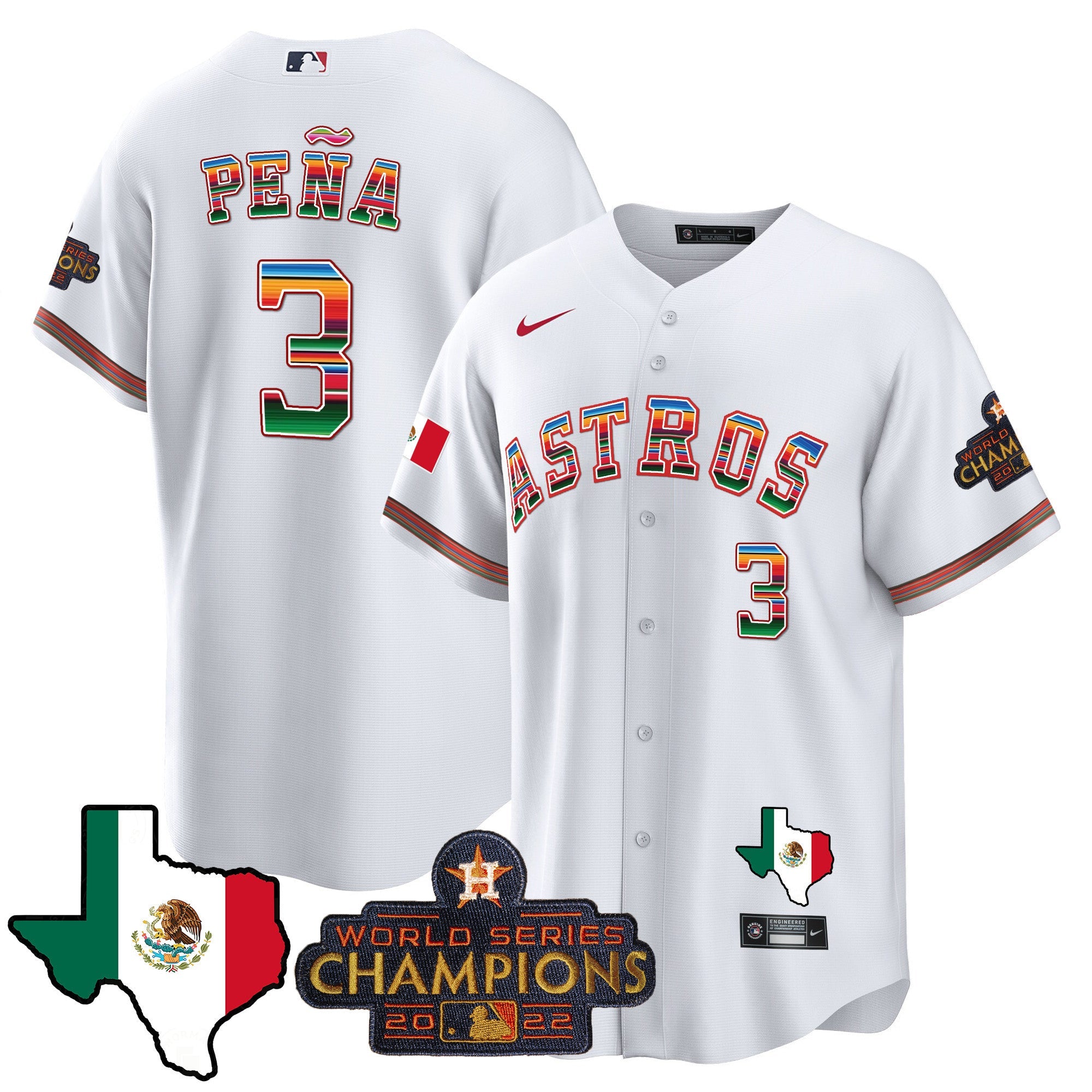 Men’s Mexico Texas Map Cool Base Jersey