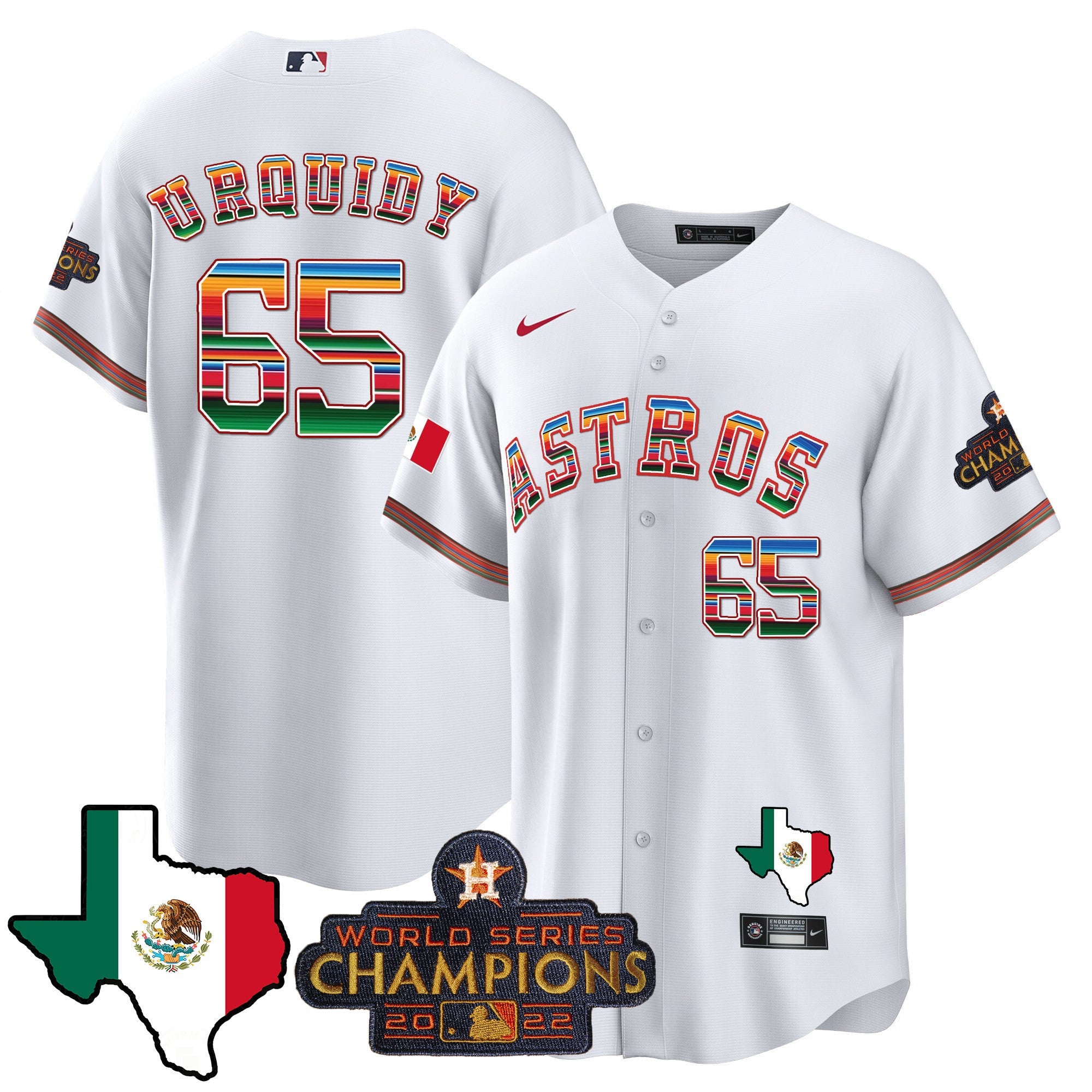 Men’s Mexico Texas Map Cool Base Jersey