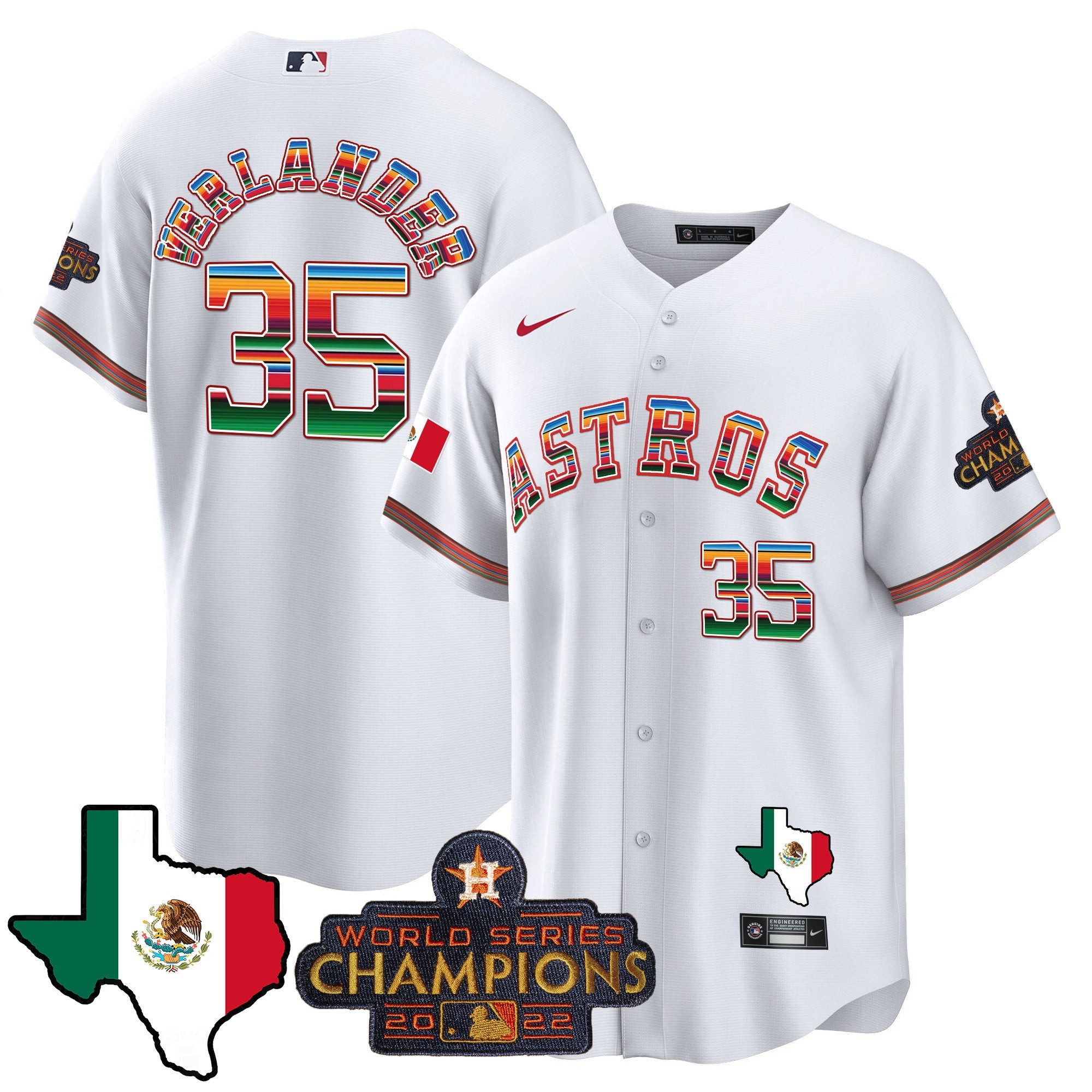 Men’s Mexico Texas Map Cool Base Jersey