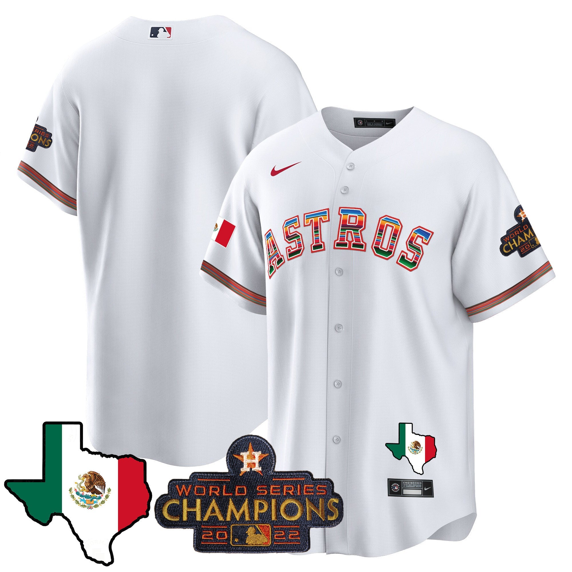 Men’s Mexico Texas Map Cool Base Jersey