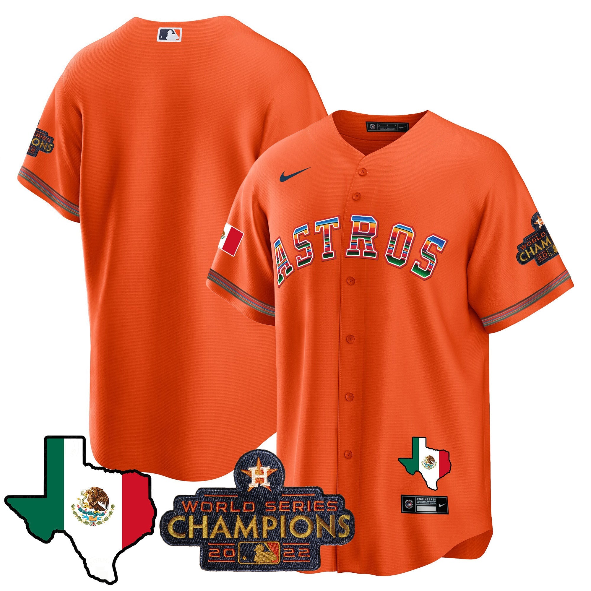 Men’s Mexico Texas Map Cool Base Jersey