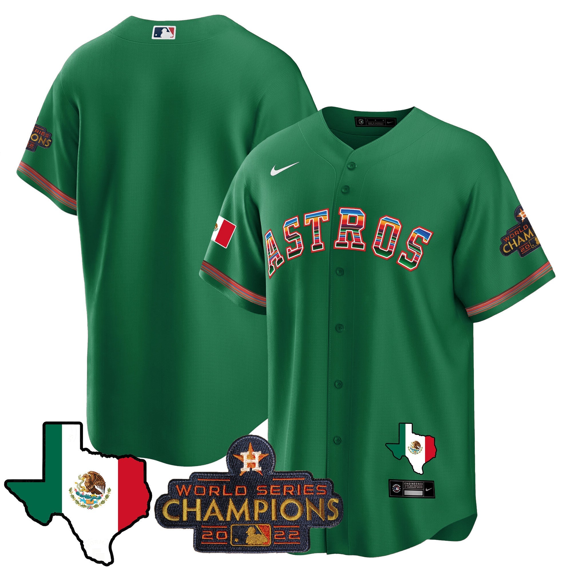 Men’s Mexico Texas Map Cool Base Jersey