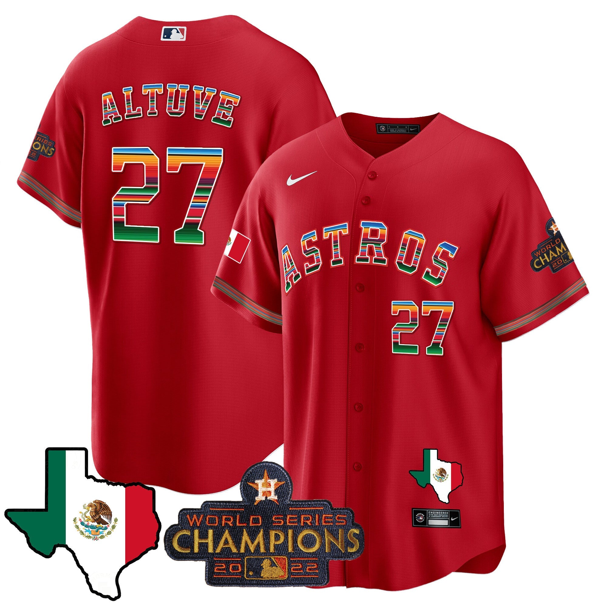 Men’s Mexico Texas Map Cool Base Jersey
