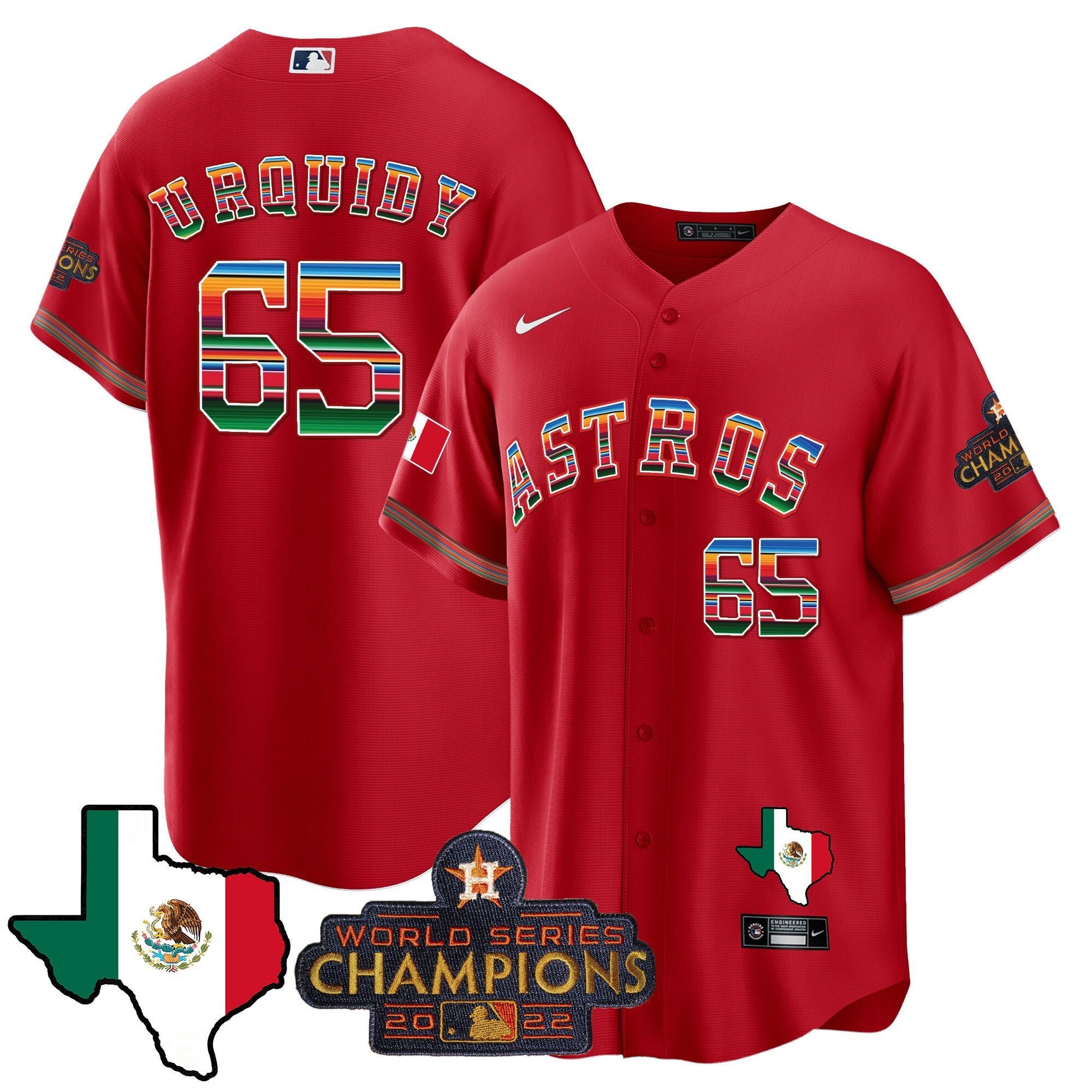 Men’s Mexico Texas Map Cool Base Jersey