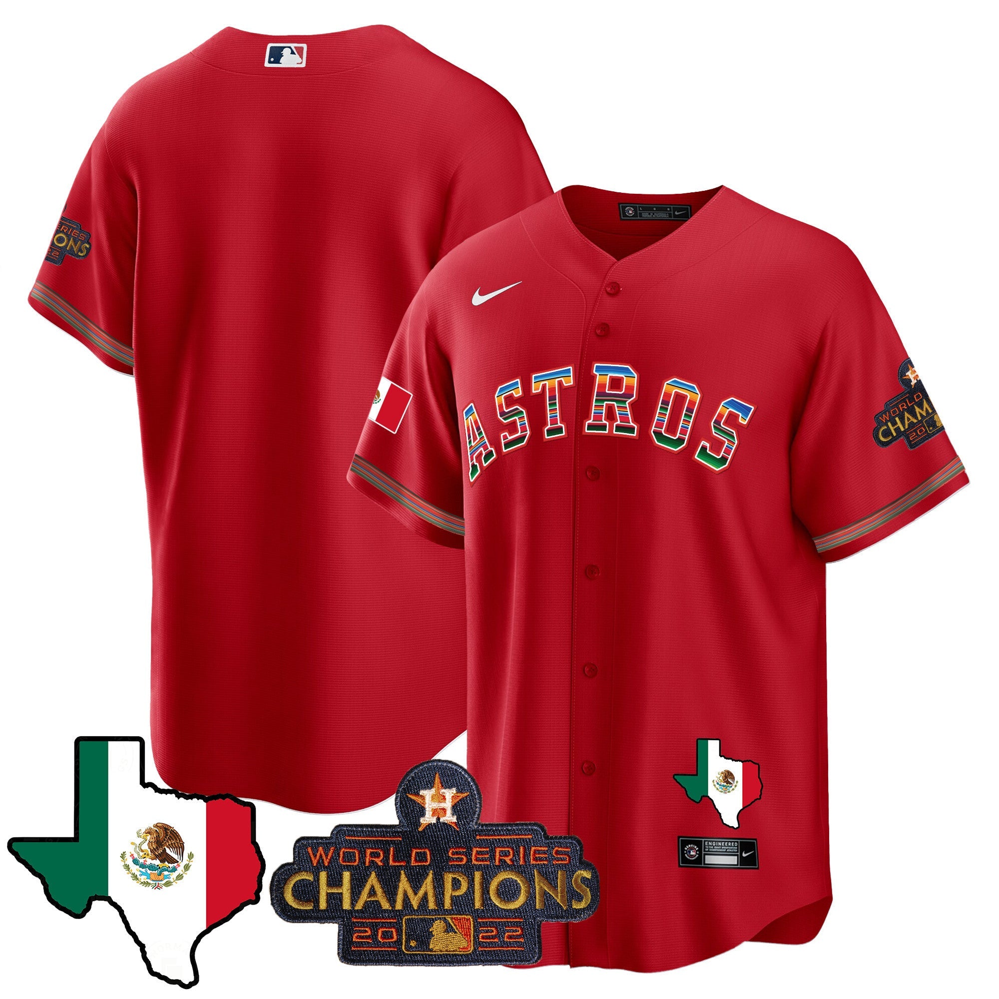 Men’s Mexico Texas Map Cool Base Jersey