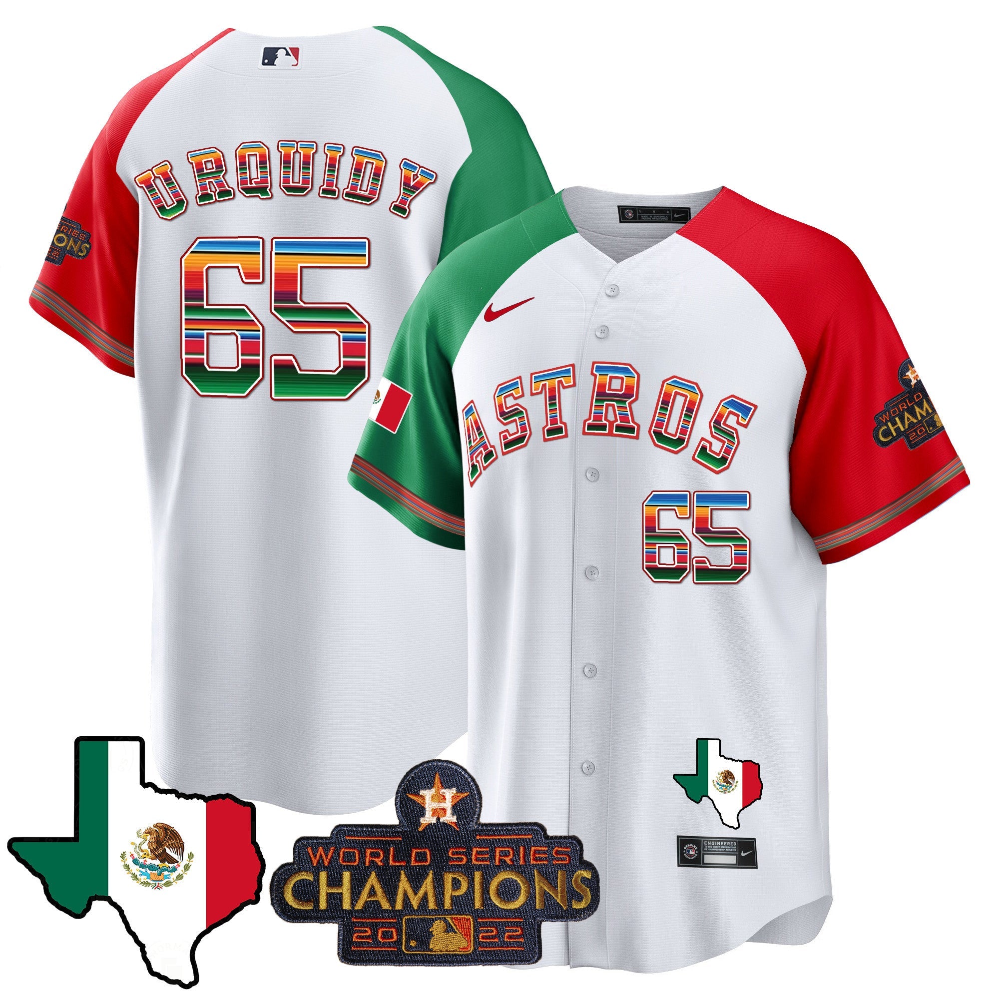 Men’s Mexico Texas Map Cool Base Jersey