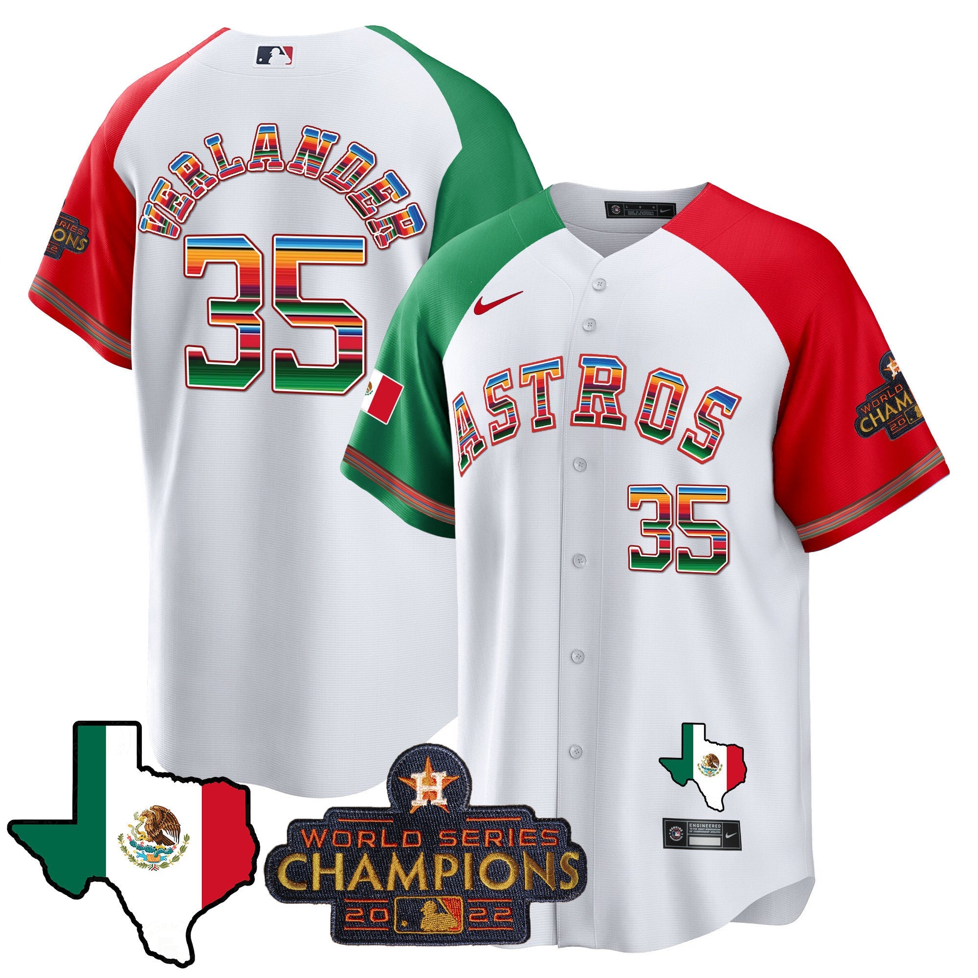 Men’s Mexico Texas Map Cool Base Jersey