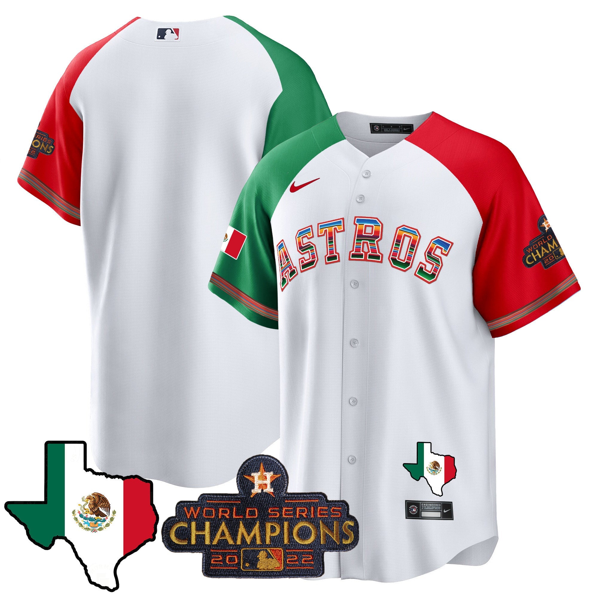 Men’s Mexico Texas Map Cool Base Jersey